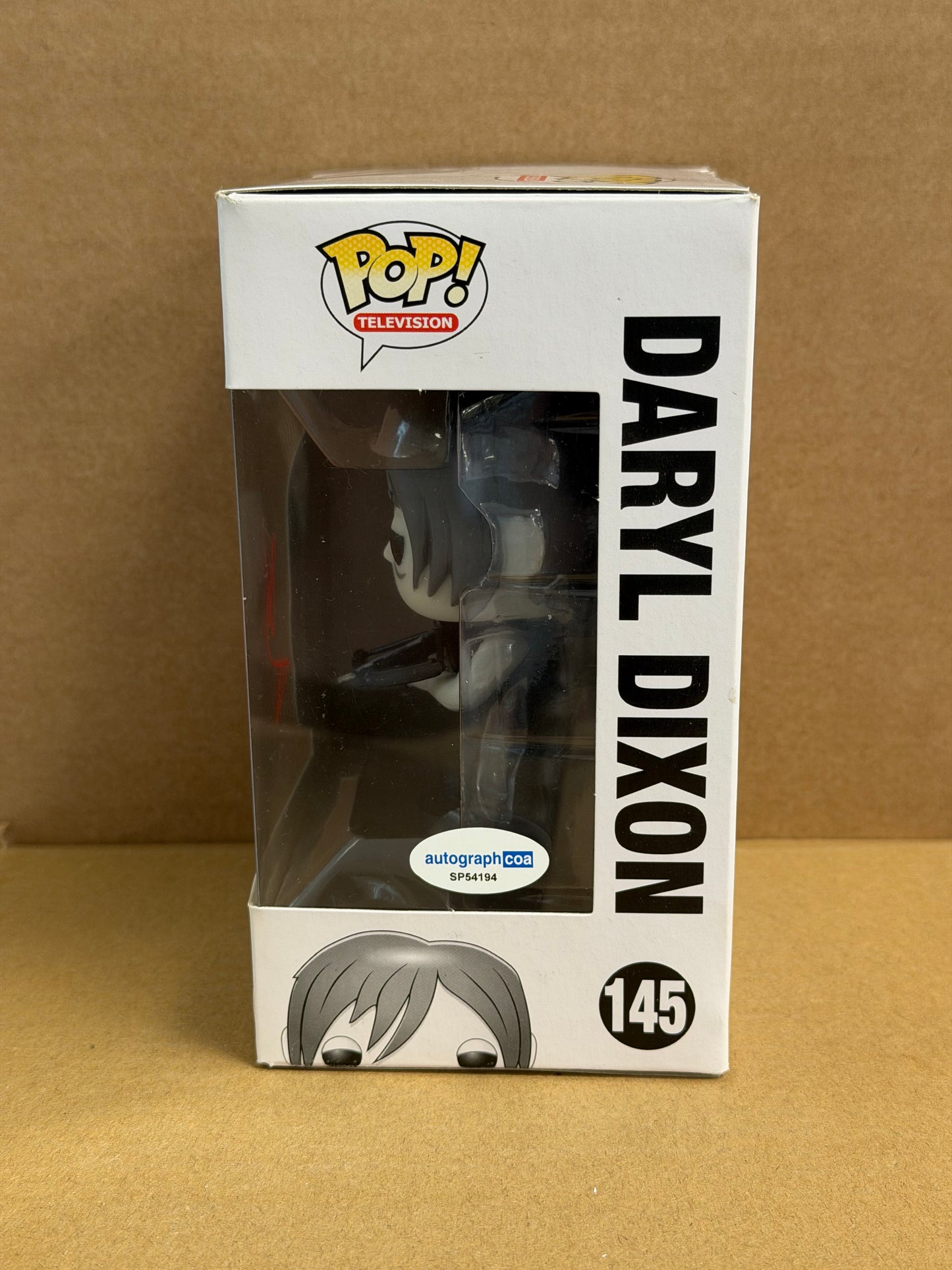 Funko Pop! Television The Walking Dead Daryl Dixon Signed Norman Reedus COA #578