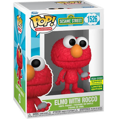 Funko Pop! Television Sesame Street Elmo With Rocco #1526 Summer Convention