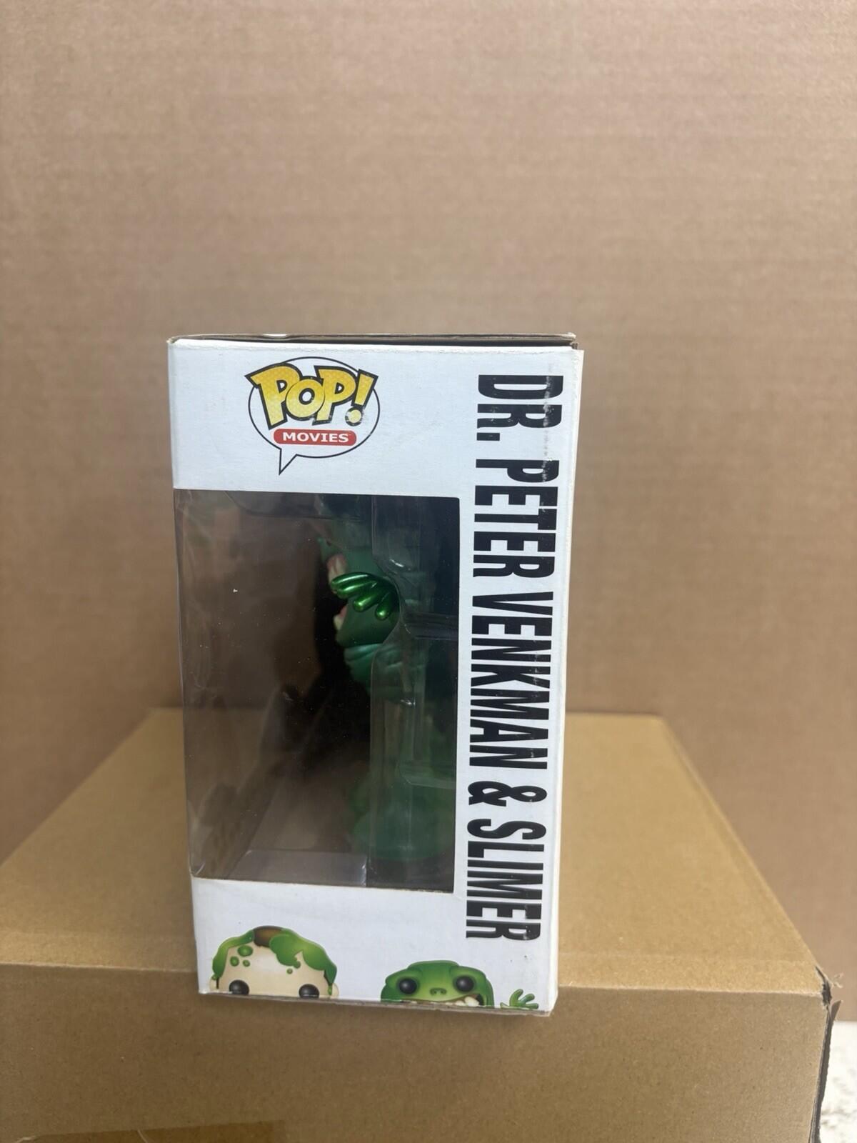 Funko Pop! Movies Dr. Peter Venkman & Slimer 2 Pack Box Damage