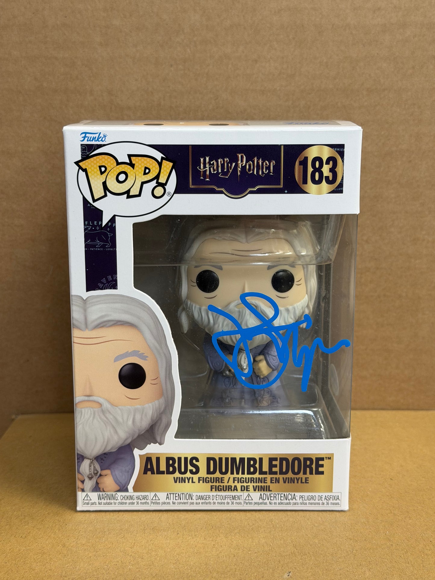 Funko Pop! Harry Potter Albus Dumbledore Signed John Lithgow COA #183 WS