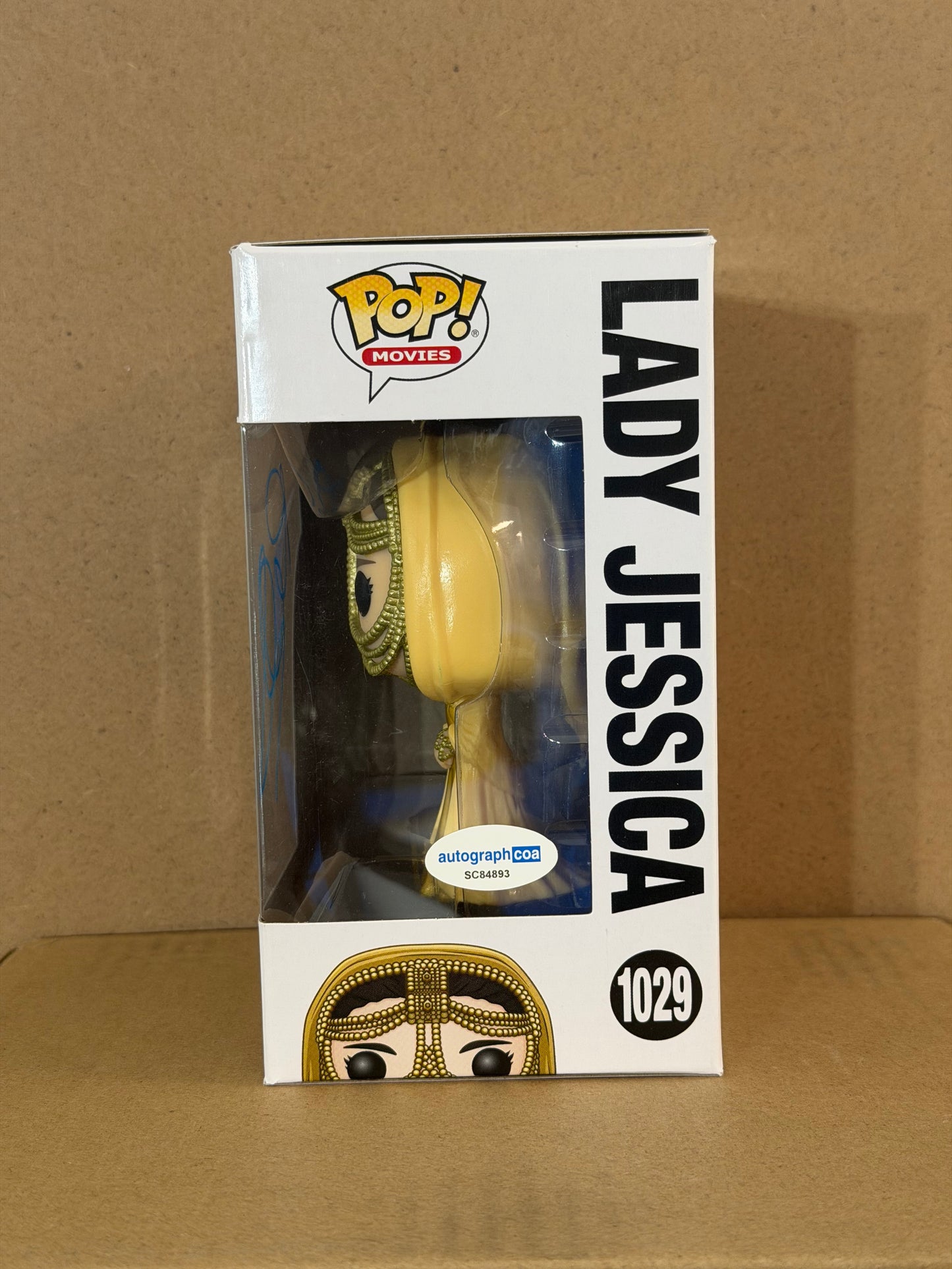 Funko Pop! Movies Dune Lady Jessica Signed Rebecca Ferguson COA #1029