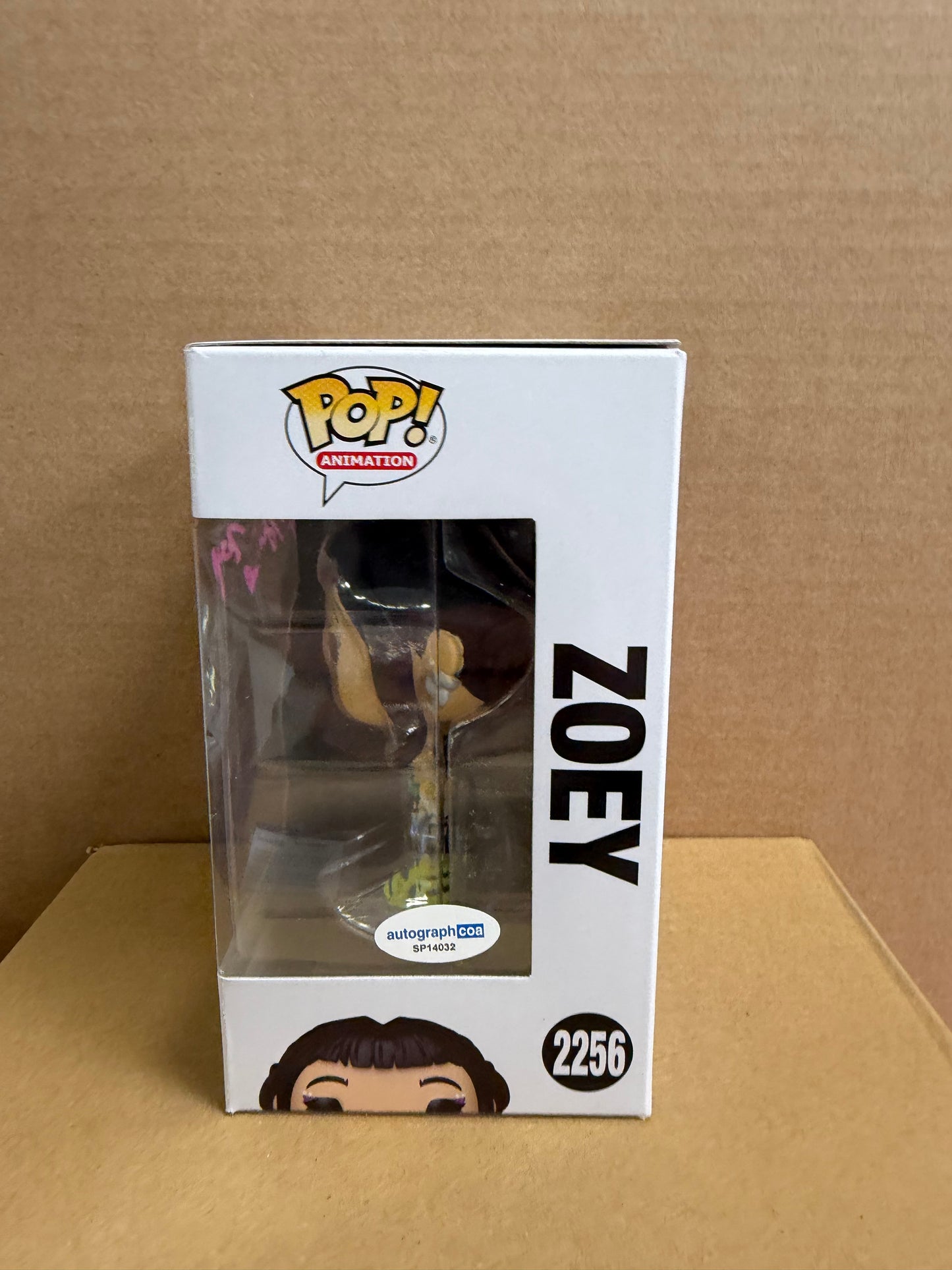 Funko Pop! Animation Kpop Demon Hunters Zoey Signed Rei Ami COA #2256
