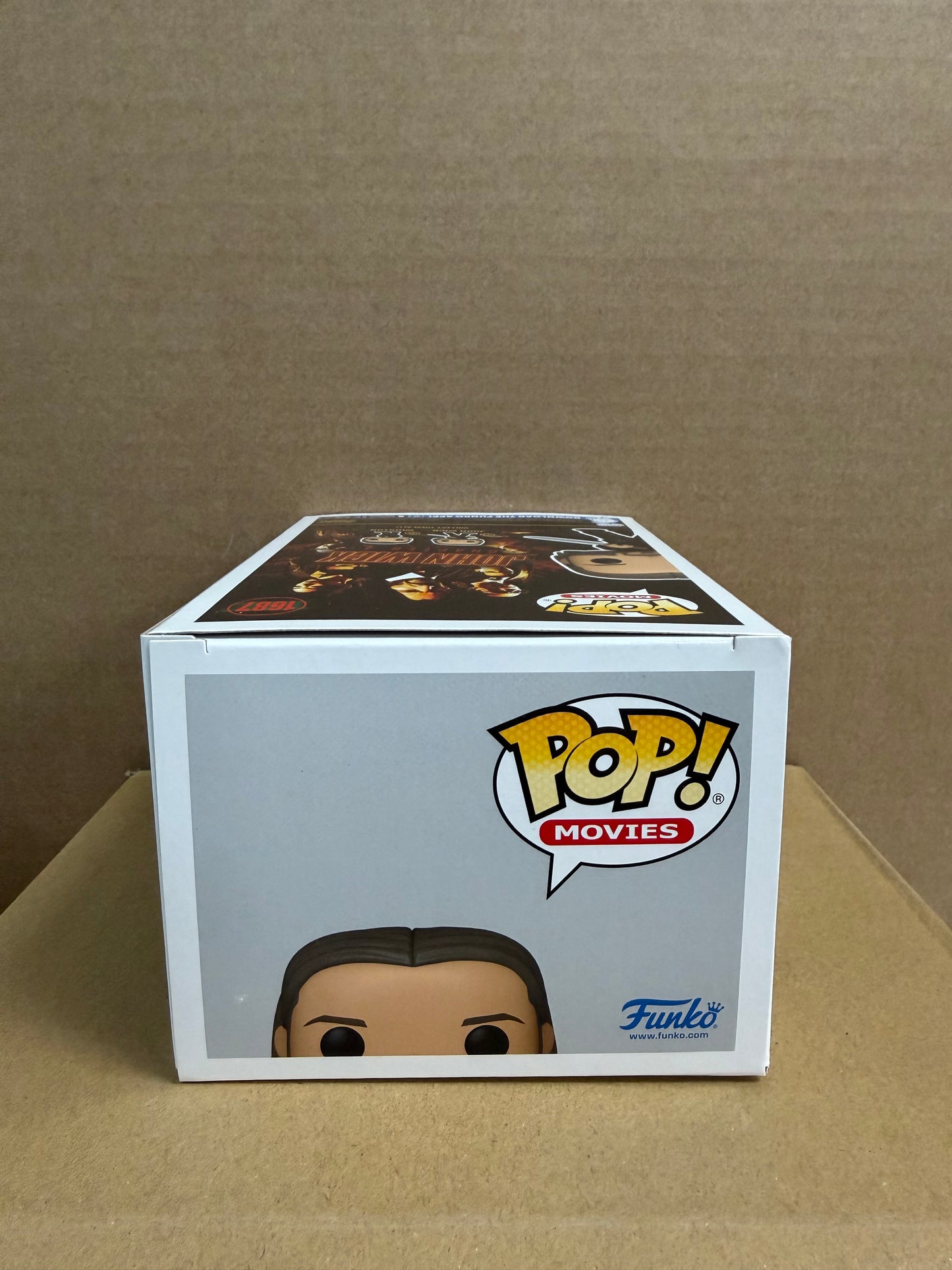 Funko Pop! Movies John Wick Signed Keanu Reeves COA #1687 WS