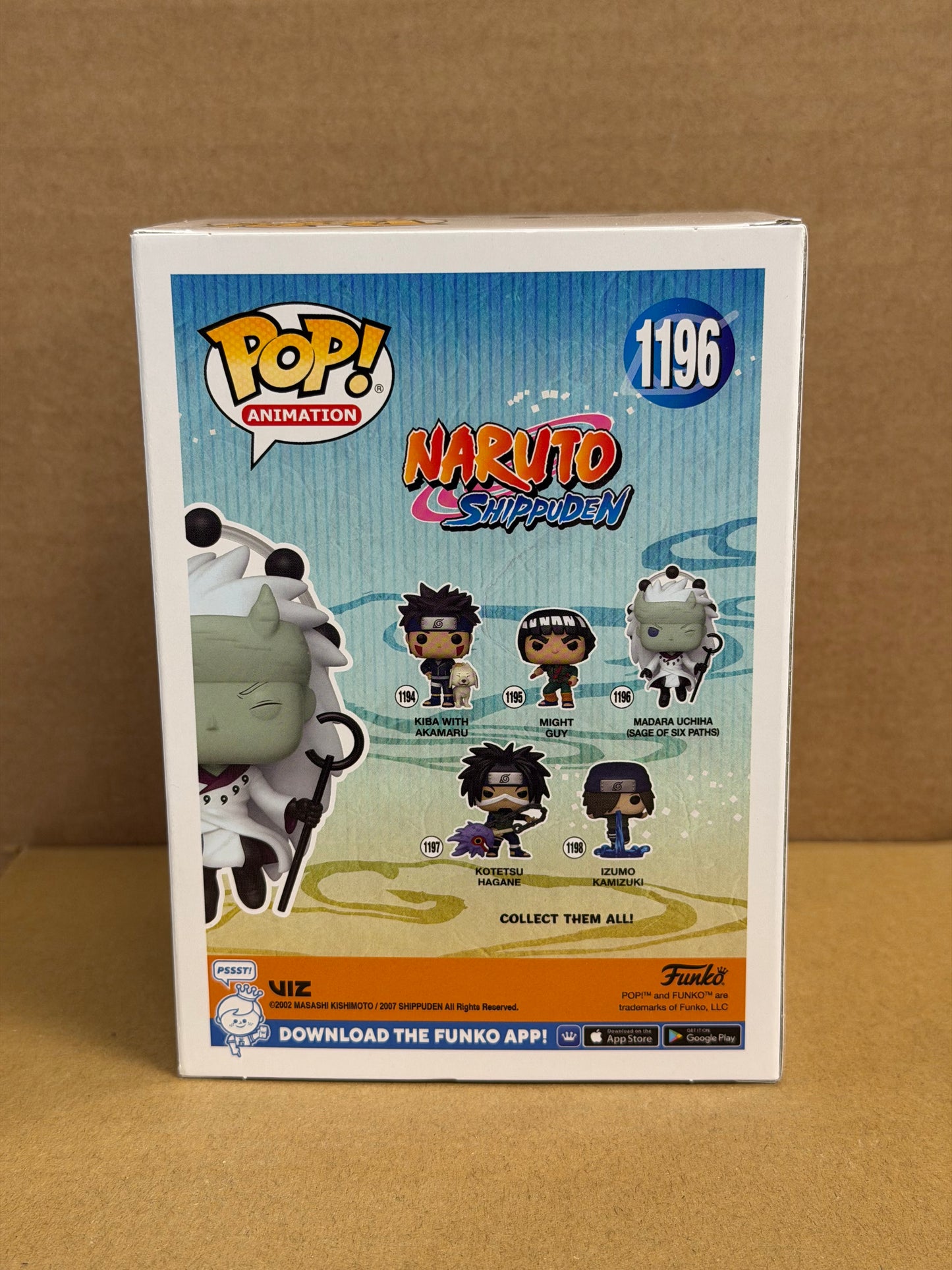 Funko Pop! Anime Naruto Shippiden Madara Uchiha Signed Neil Kaplan COA #1196