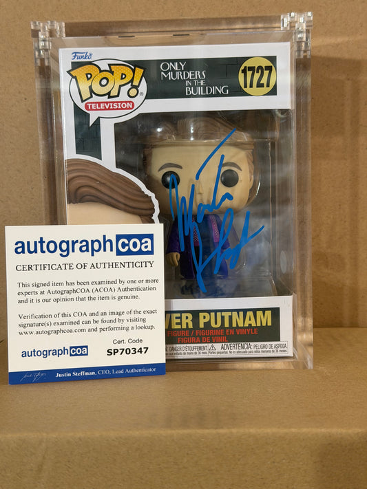 Funko Pop! Television Only Murders In The Building Oliver Putnam Signed Martin Short COA #1727