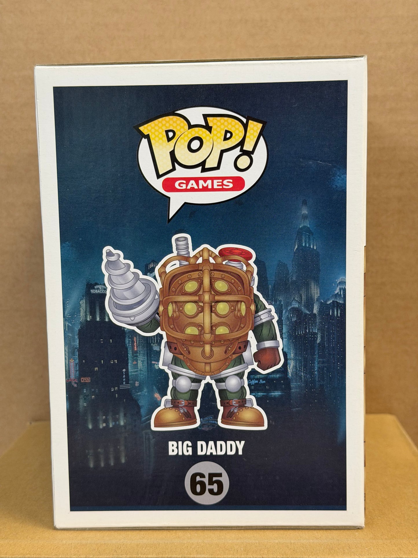 Funko Pop! Games Bioshock Big Daddy #65 Free Protector