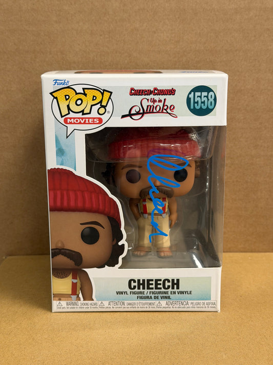 Funko Pop! Movies Cheech And Chong Up In Smoke Signed Cheech Marin COA #1558 WS