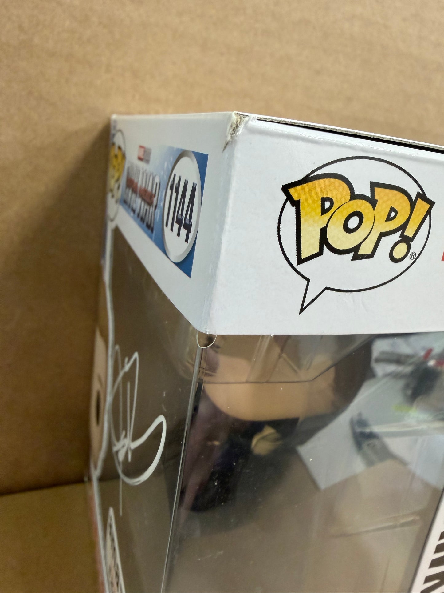 Funko Pop! Marvel Civil War Hawkeye Signed Jeremy Renner COA #1144