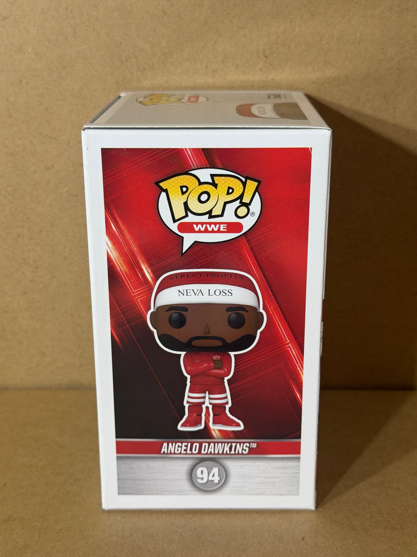 Funko Pop! WWE Angelo Dawkins Signed COA #94 Free Protector