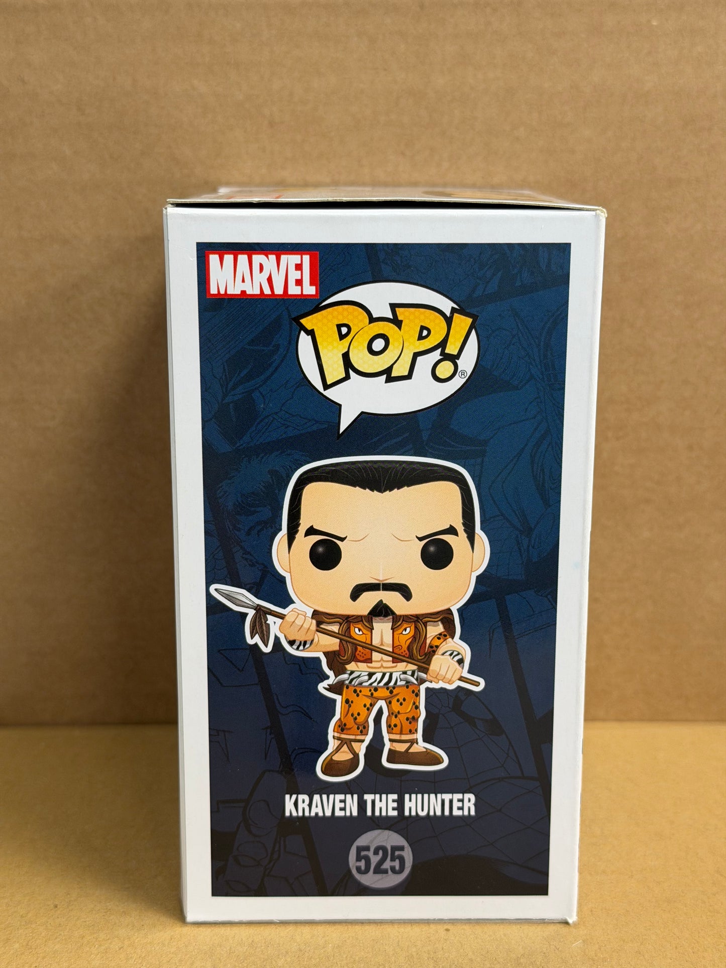 Funko Pop! Marvel Kraven The Hunter Signed Aaron Taylor Johnson COA #525