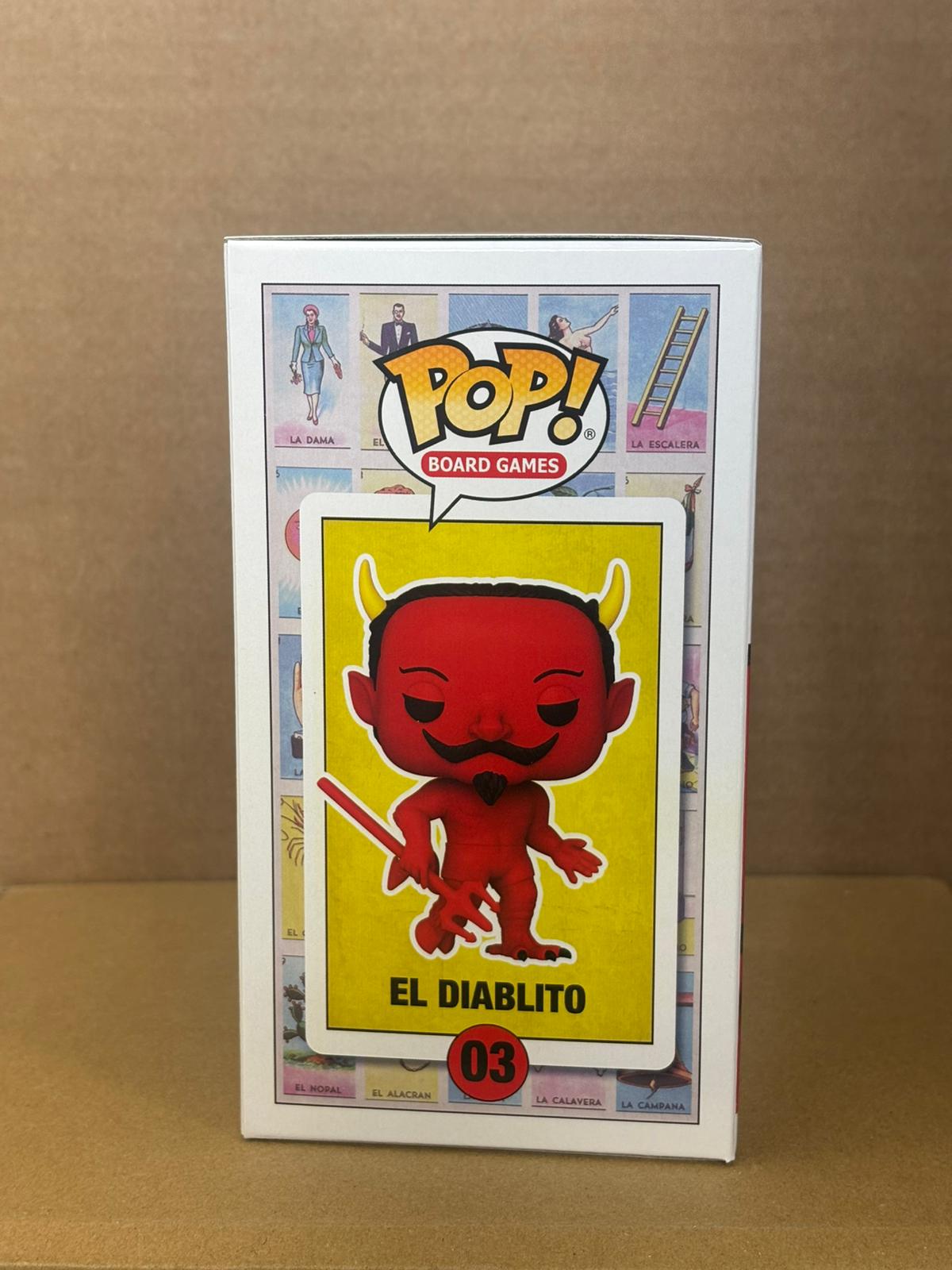Funko Pop! Games Loteria El Diablito #03 PX Previews Exclusive Glow