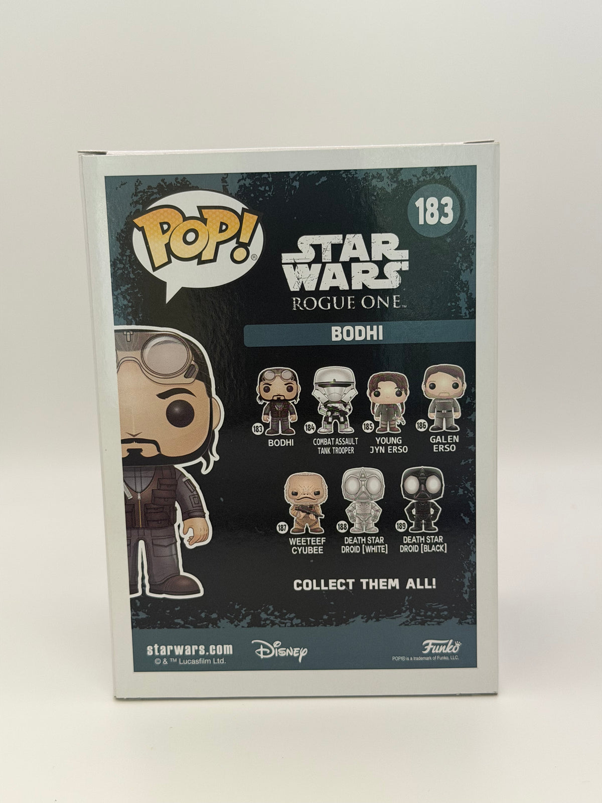 Funko Pop! Star Wars Bodhi Signed Riz Ahmed COA #183