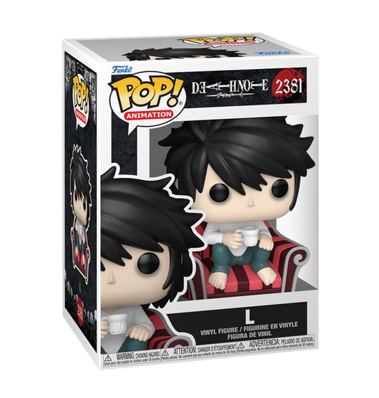 Funko Pop! Anime Death Note L #2381 Free Protector