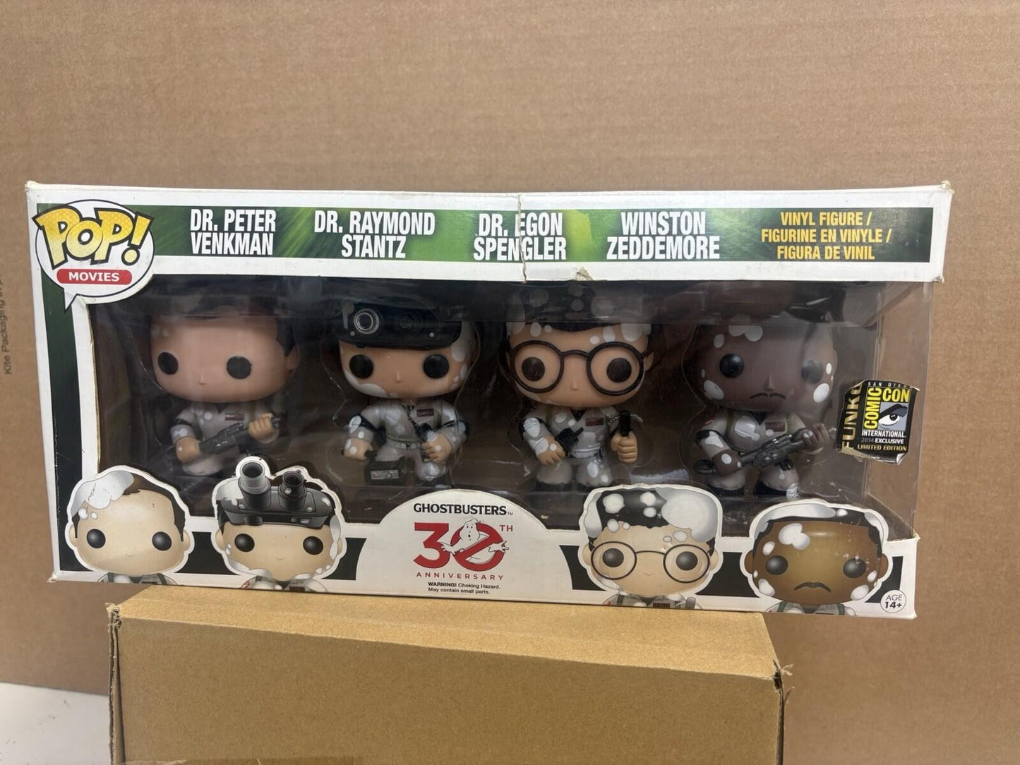 Funko Pop! Movies Ghostbusters 4 Pack Marshmallowed 2014 SDCC