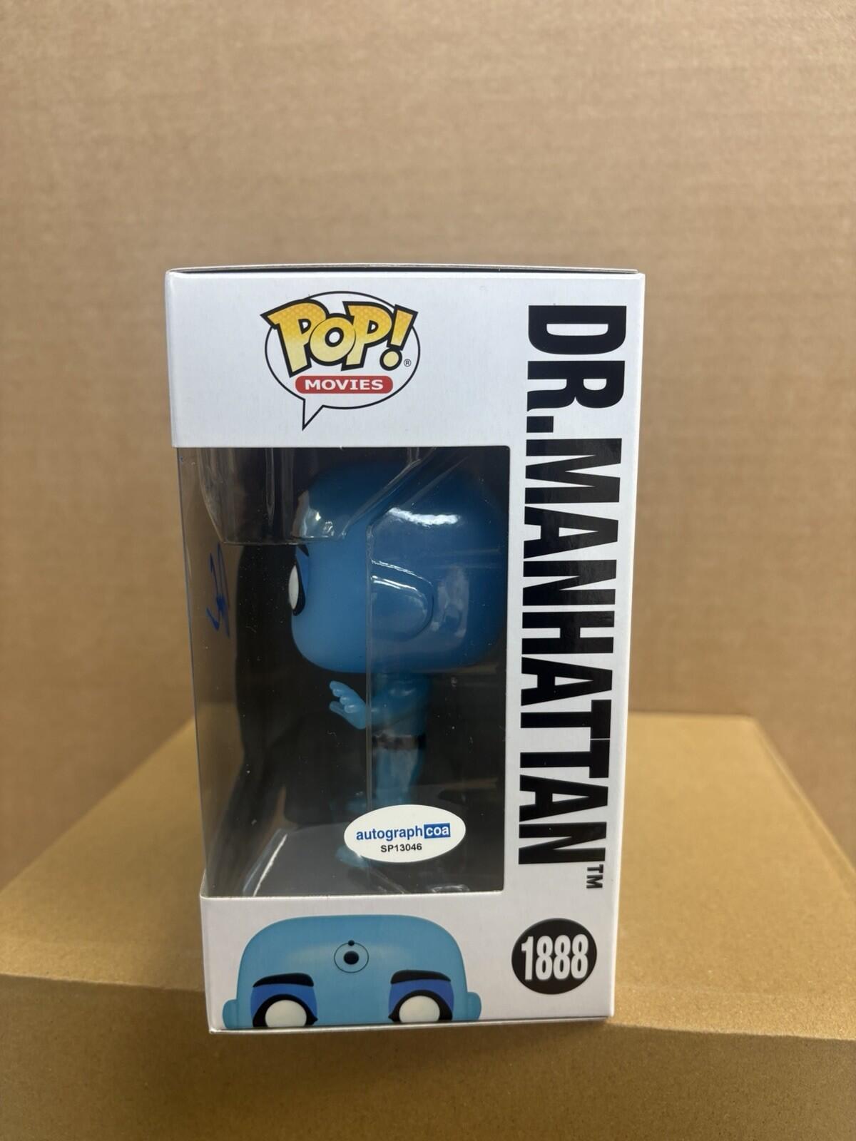 Funko Pop! Movies Watchmen Dr Manhattan #1888 Signed By Billy Crudup WS