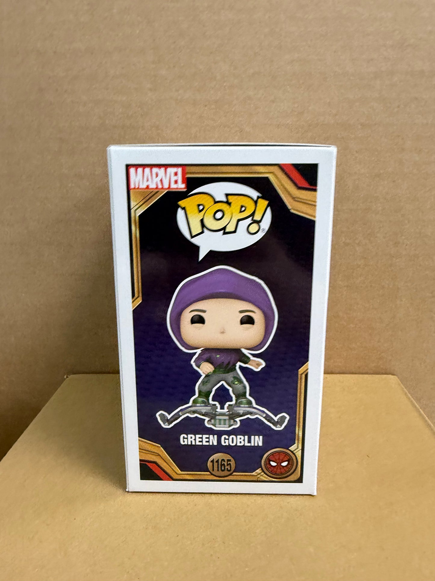 Funko Pop! Marvel Green Goblin Signed Willem Dafoe #1165 COA WS