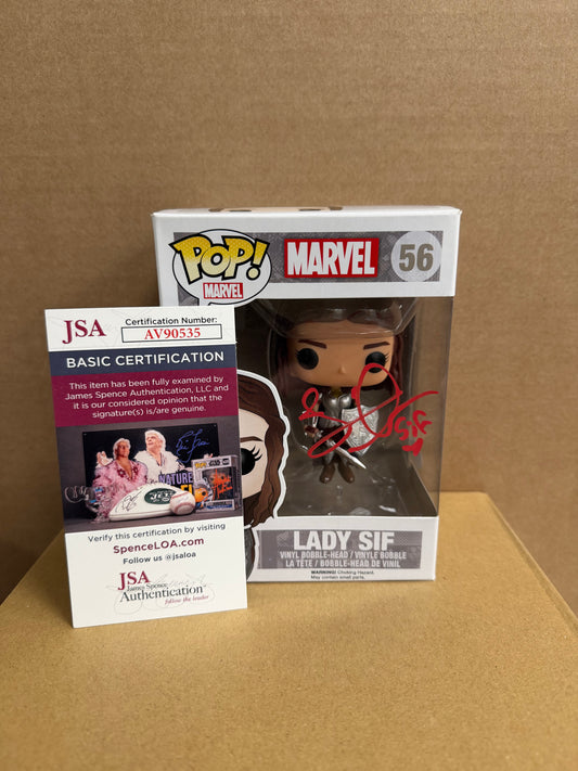 Funko Pop! Marvel Thor Lady Sif Signed Jaimie Alexander COA #56 WS