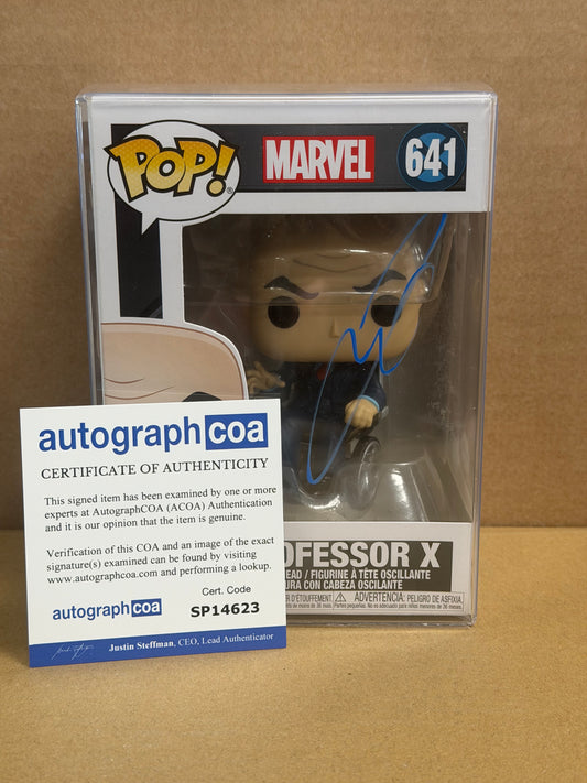 Funko Pop! Marvel Professor X Signed James Mcavoy COA #641