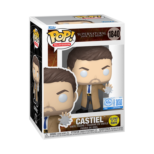 Funko Pop! Television Supernatural Castiel #1840 Glow Exclusive