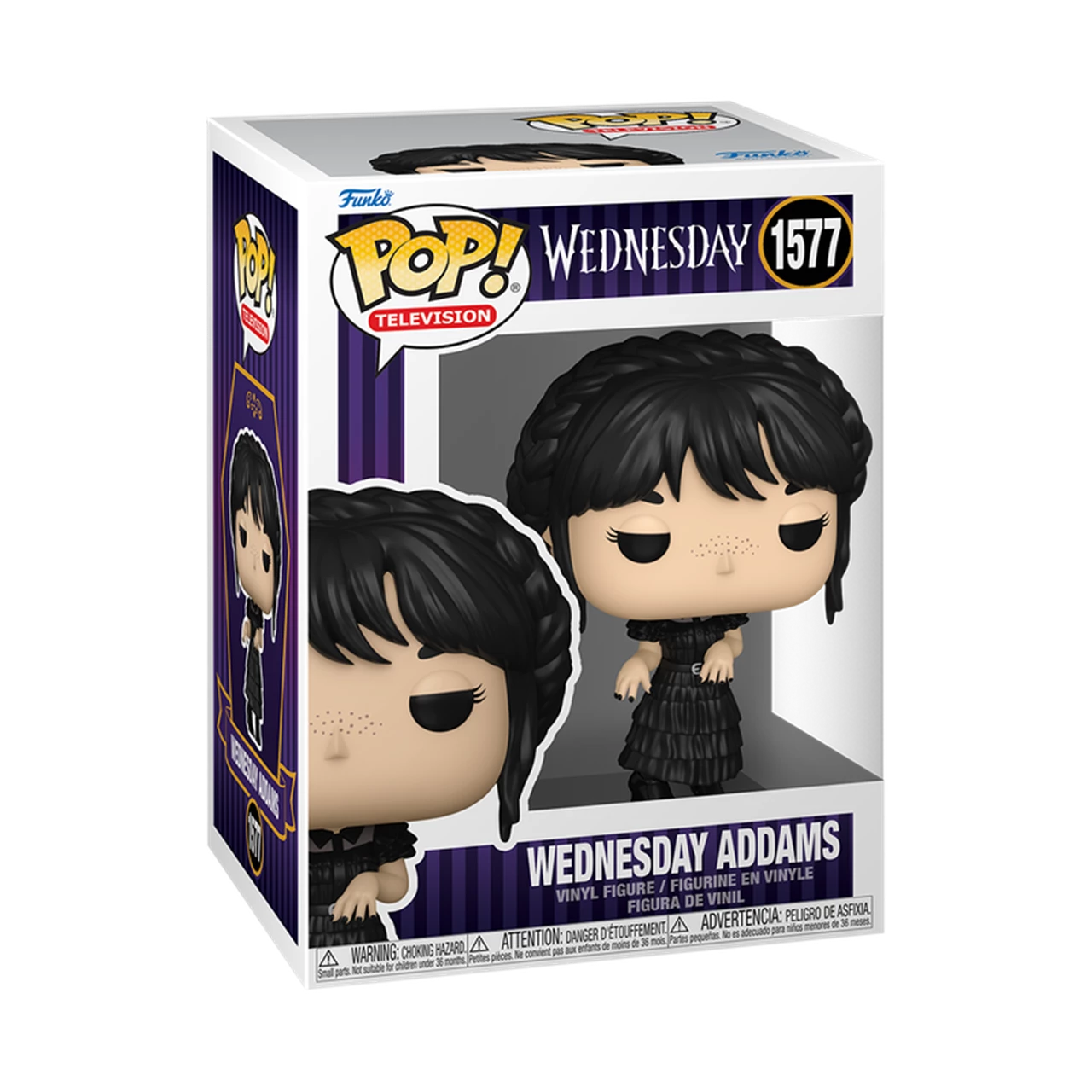 Funko Pop! Television Wednesday Addams Rave'N Dance #1577 Free Protector