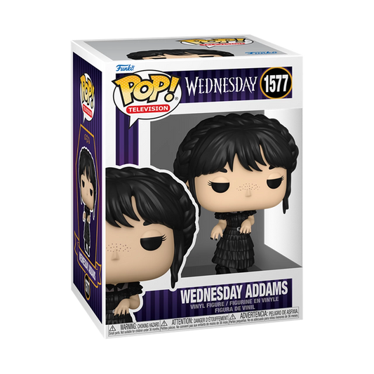 Funko Pop! Television Wednesday Addams Rave'N Dance #1577 Free Protector