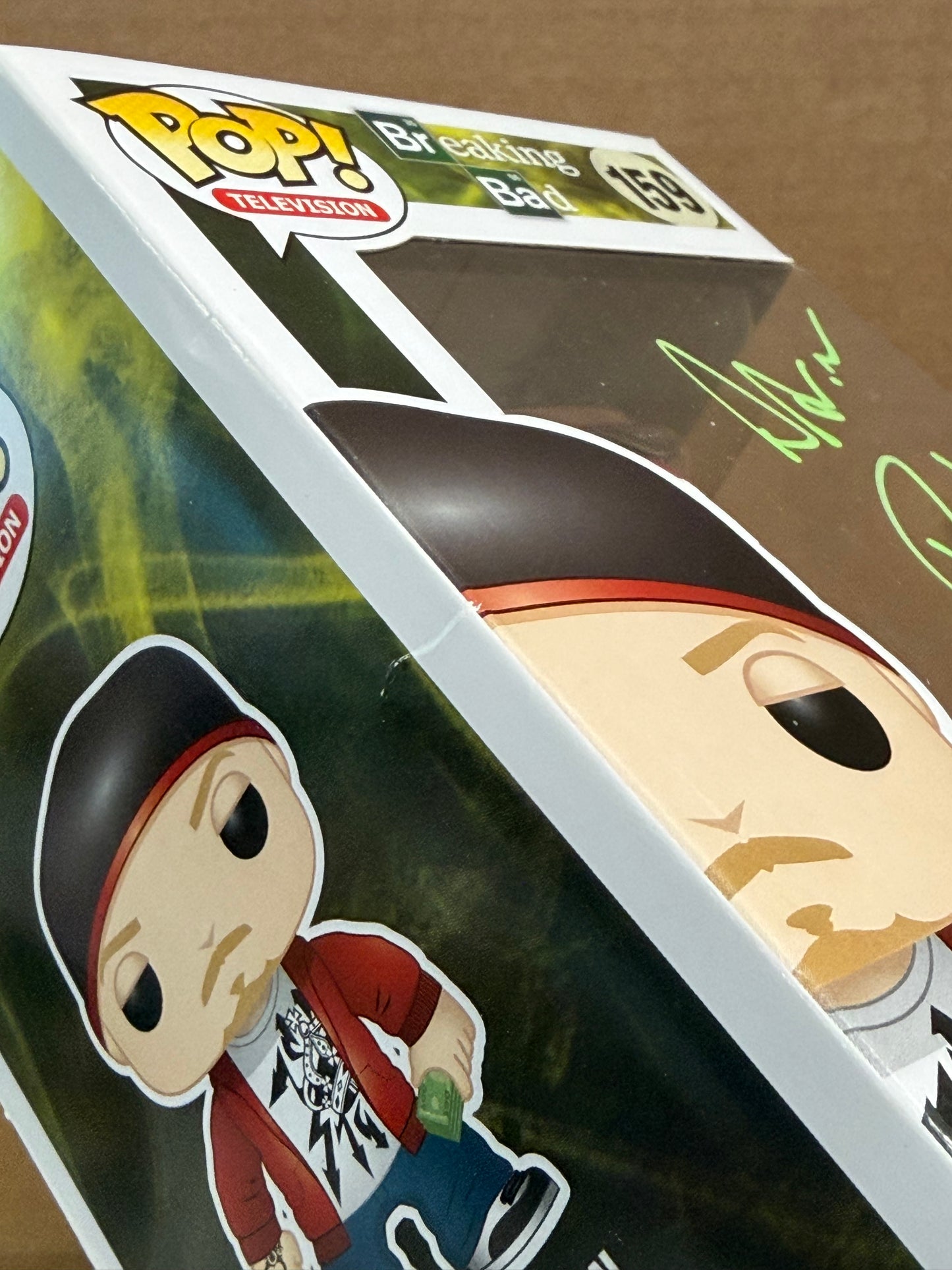 Funko Pop! Television Breaking Bad Jesse Pinkman Signed Aaron Paul COA #159