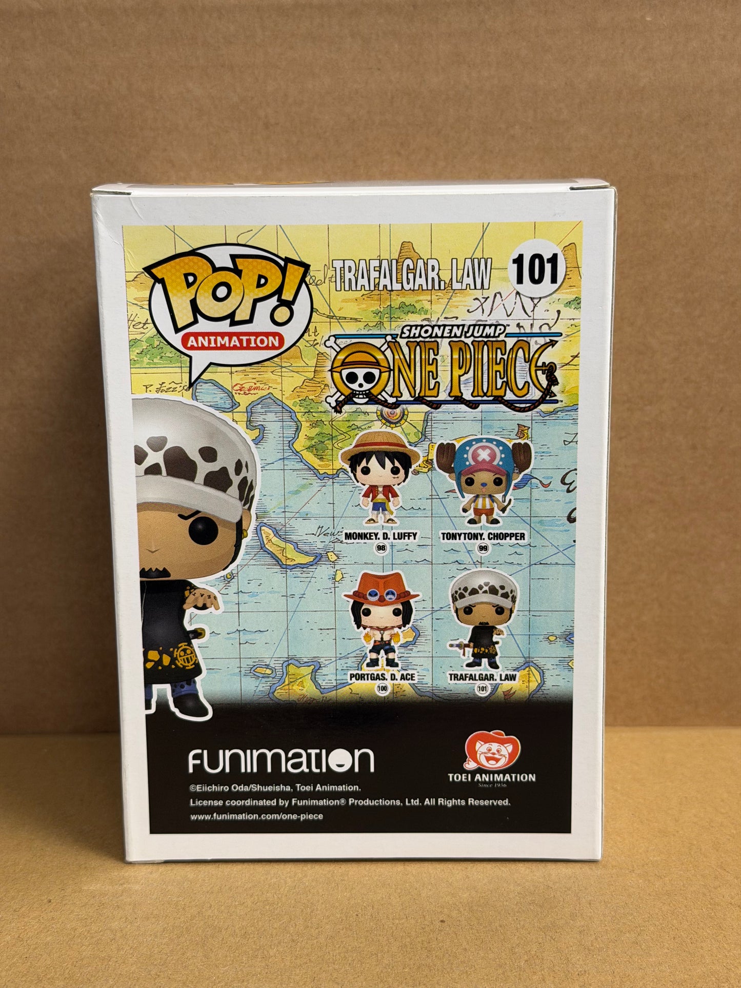 Funko Pop! Anime One Piece Trafalgar Law OG JJL160309 #101 Free Mag Stack