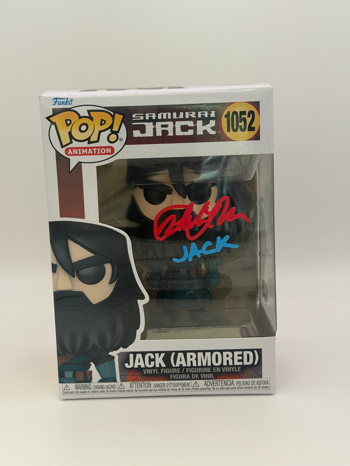 Funko Pop! Animation Samurai Jack Signed Phil LaMarr COA #1052