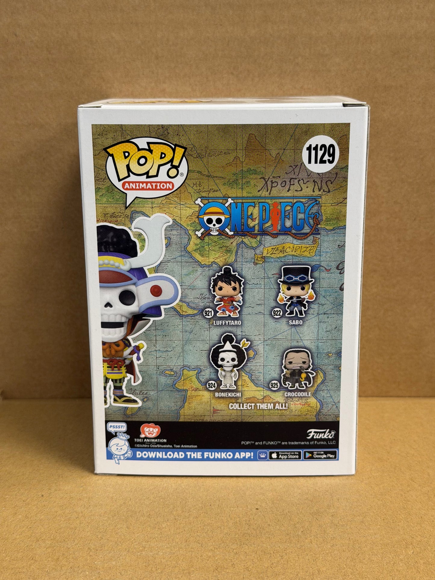 Funko Pop! Anime One Piece Samurai Brook #1129 Exclusive Free Protector