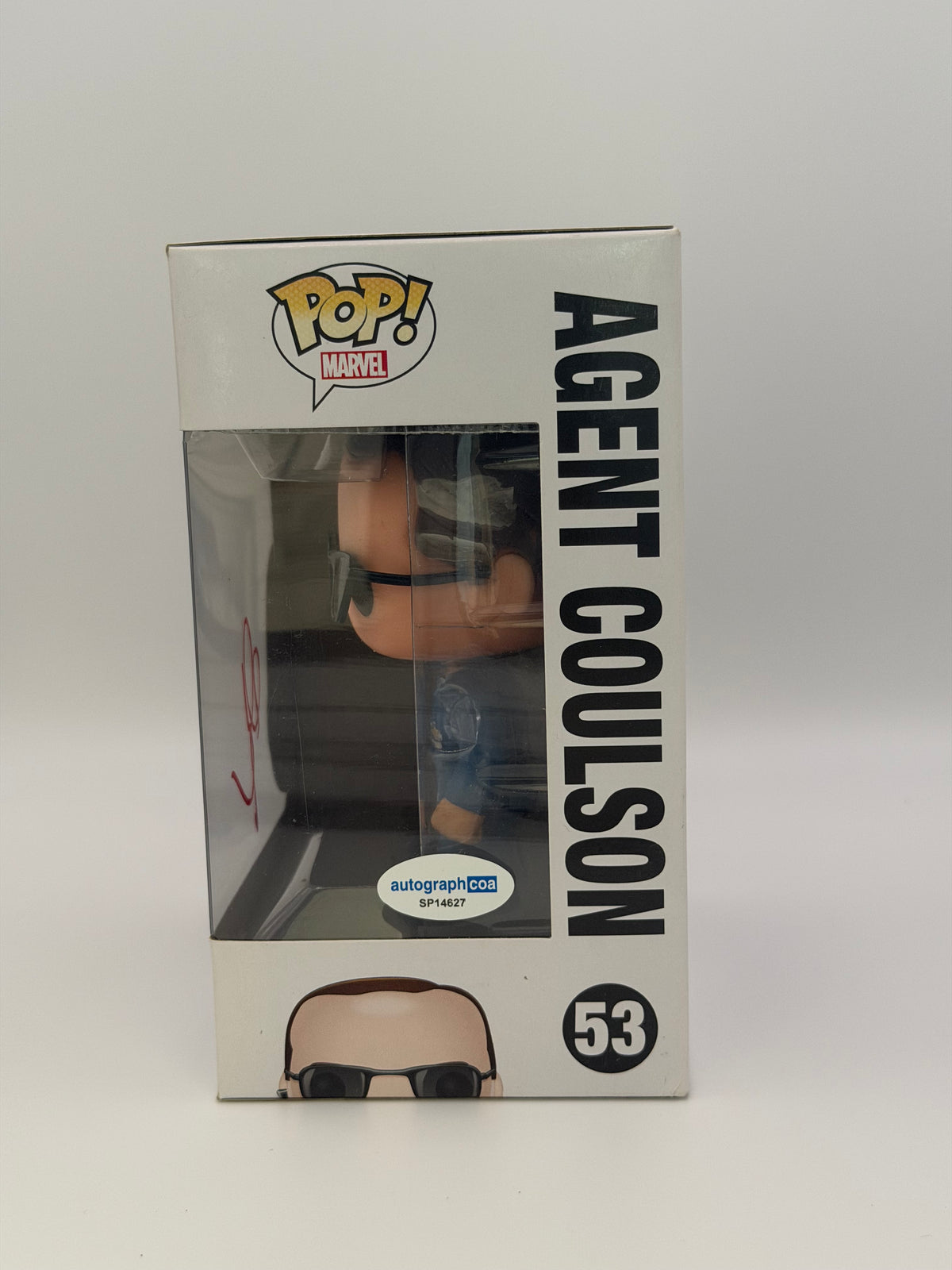 Funko Pop! Marvel Agents Of S.H.E.I.L.D Agent Coulson Signed Clark Gregg COA #53