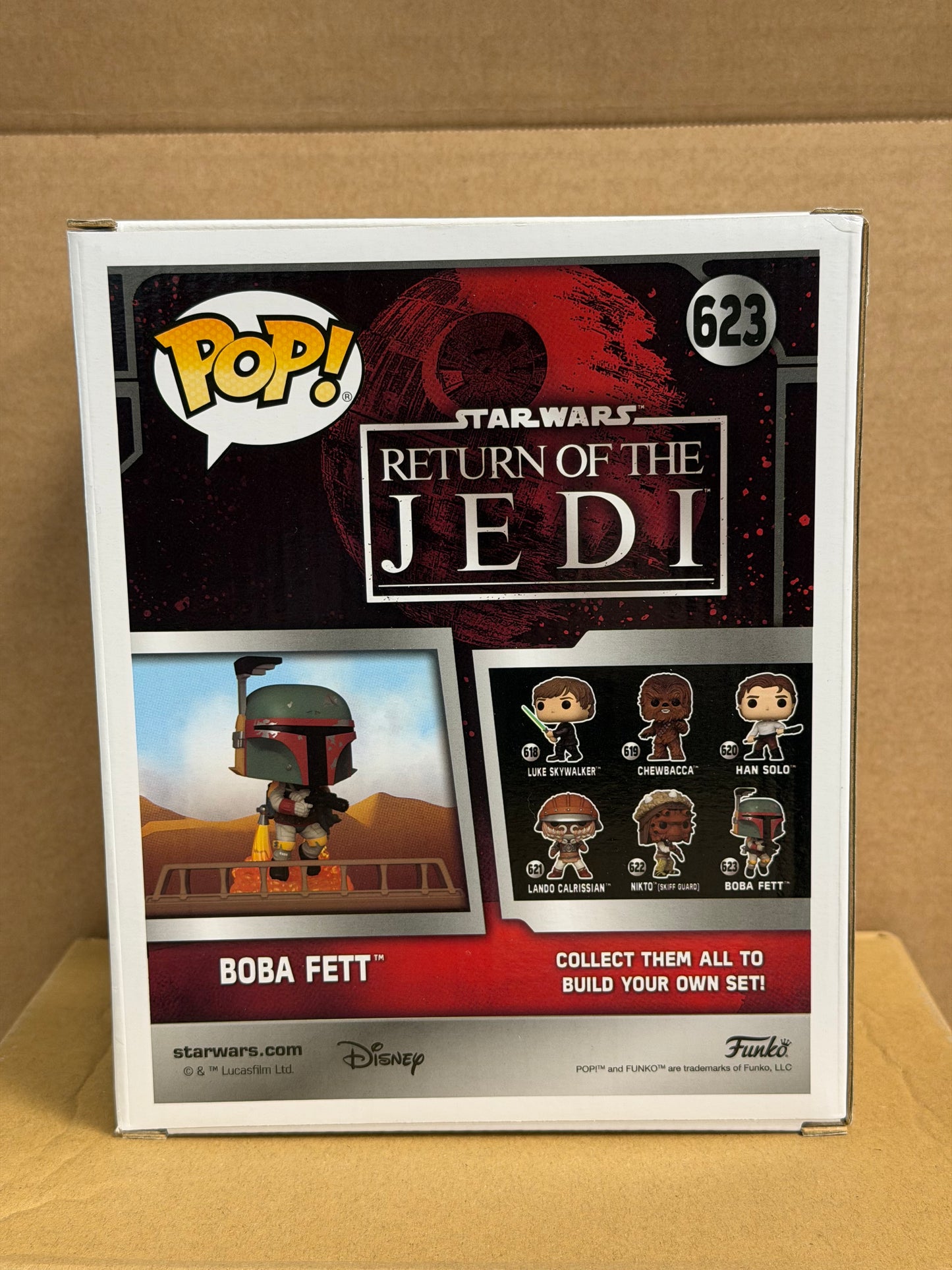 Funko Pop! Star Wars Jabba’s Skiff: Boba Fett #623 Special Edition + Free Protector