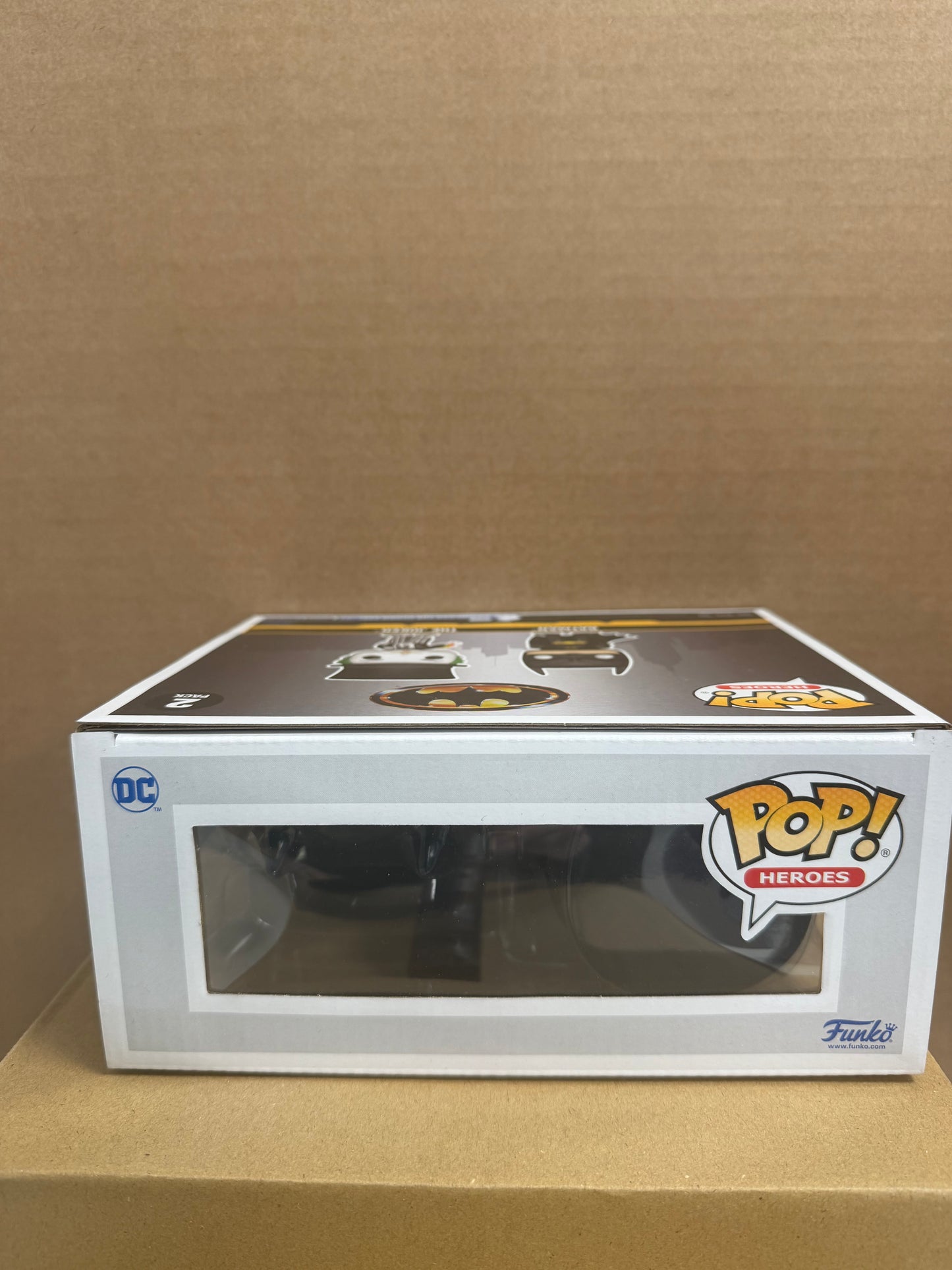 Funko Pop! Dc! Batman & The Joker 2  Pack GameStop Exclusive Protector