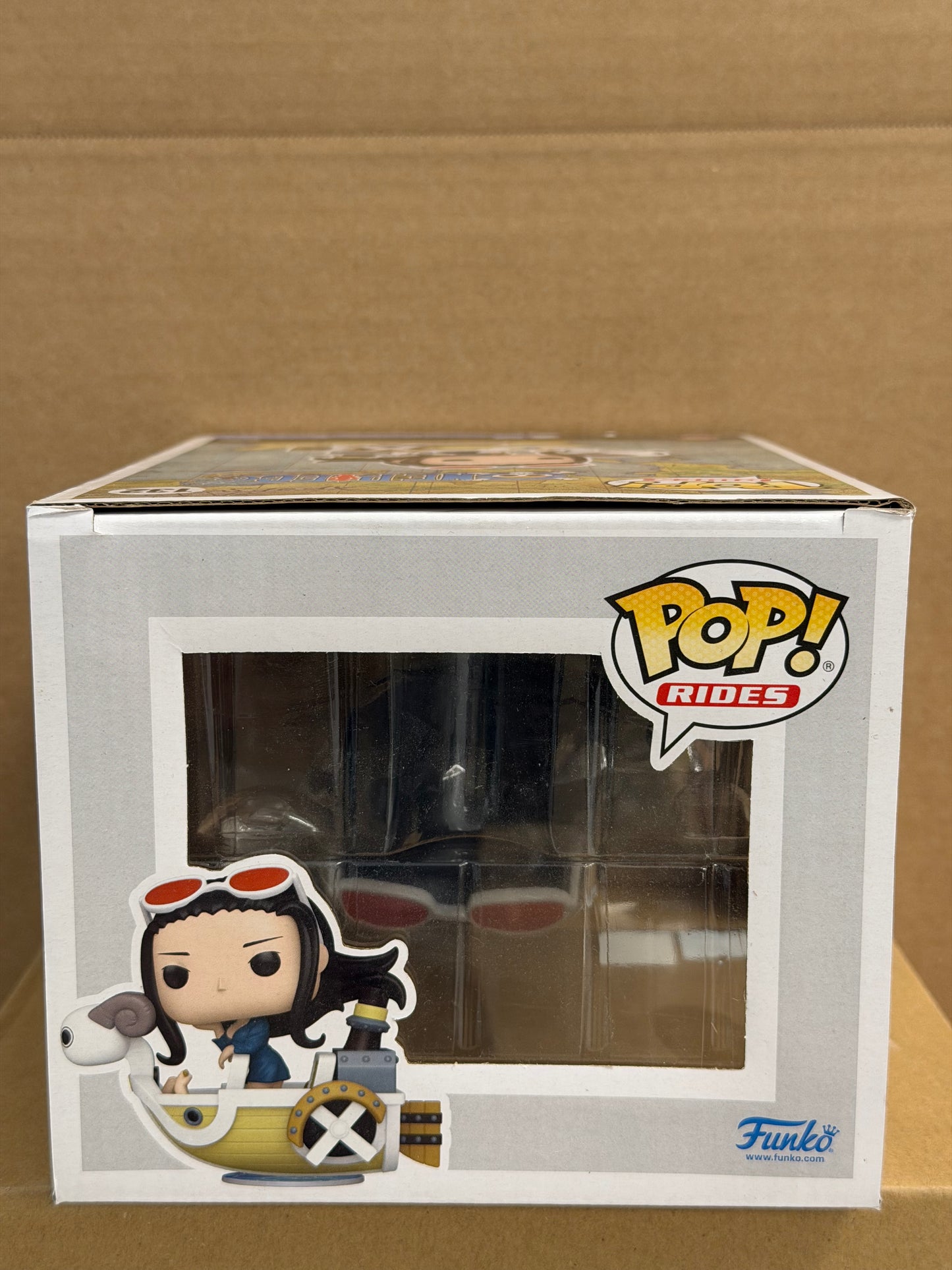 Funko Pop! Rides Anime One Piece Nico Robin With Mini Merry II #132 2025 Convention