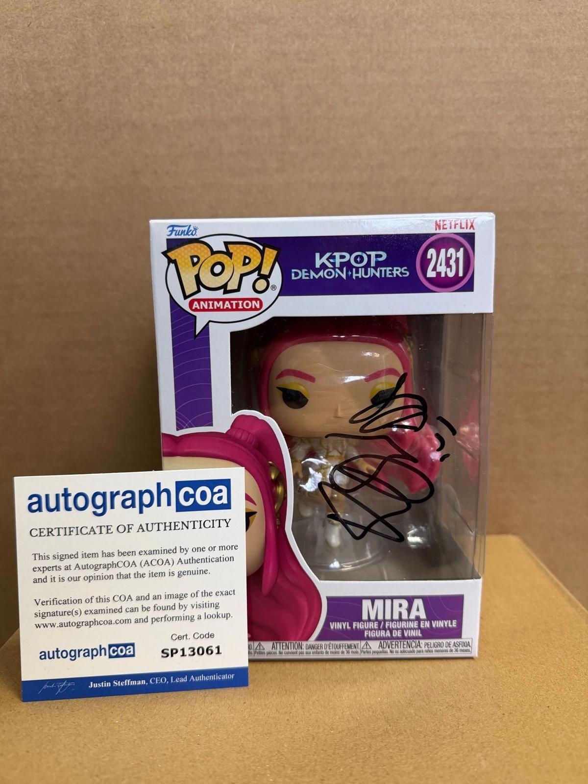AUDREY NUNA | Mira Funko Pop! | Kpop Signed Demon Hunters | WS | ACOA | Free Mag Other