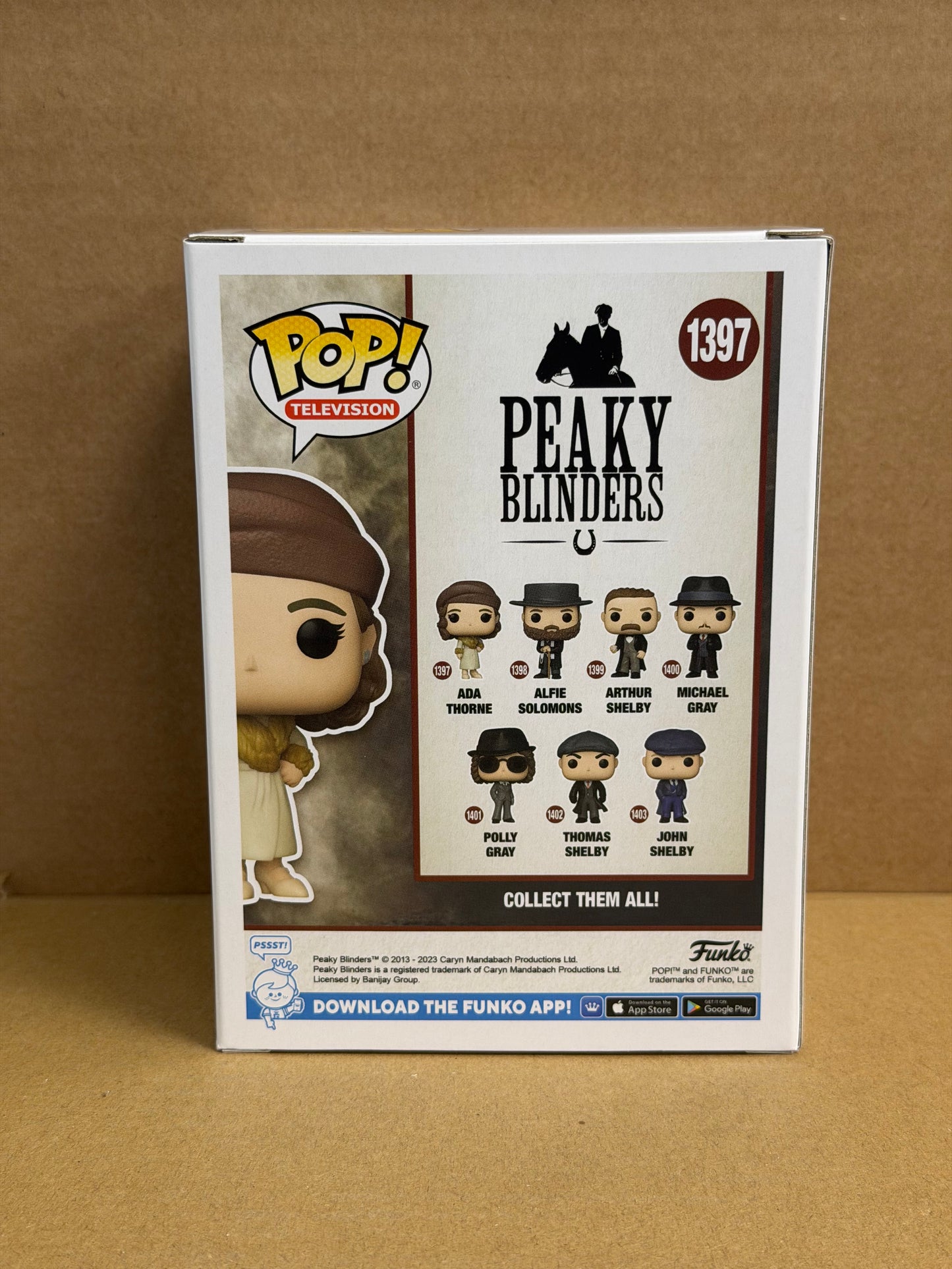 Funko Pop! Television Peaky Blinders Ada Thorne Signed Sophie Rundle COA #1397