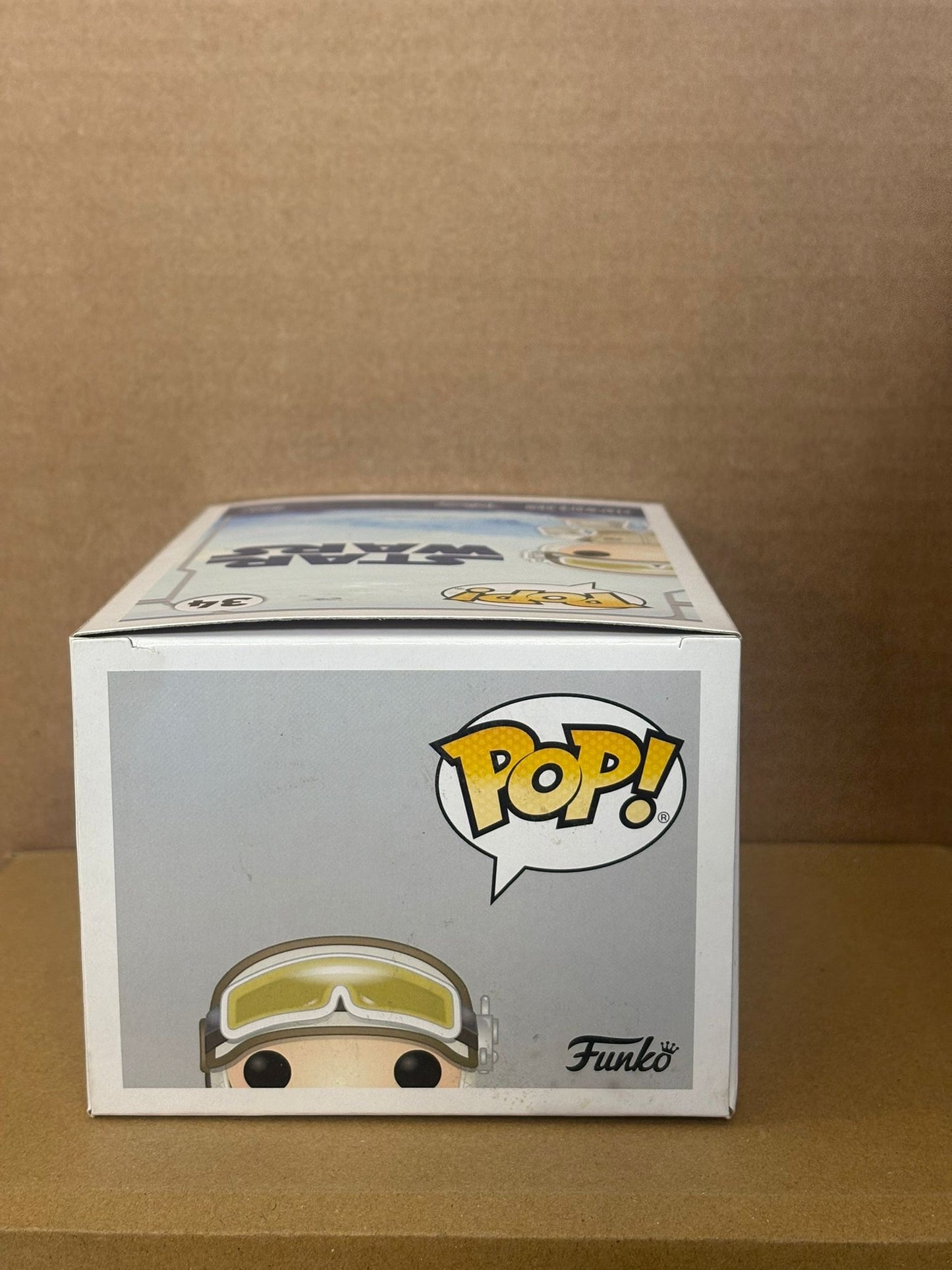 Funko Pop! Star Wars Luke Skywalker (Hoth) With Pin #34