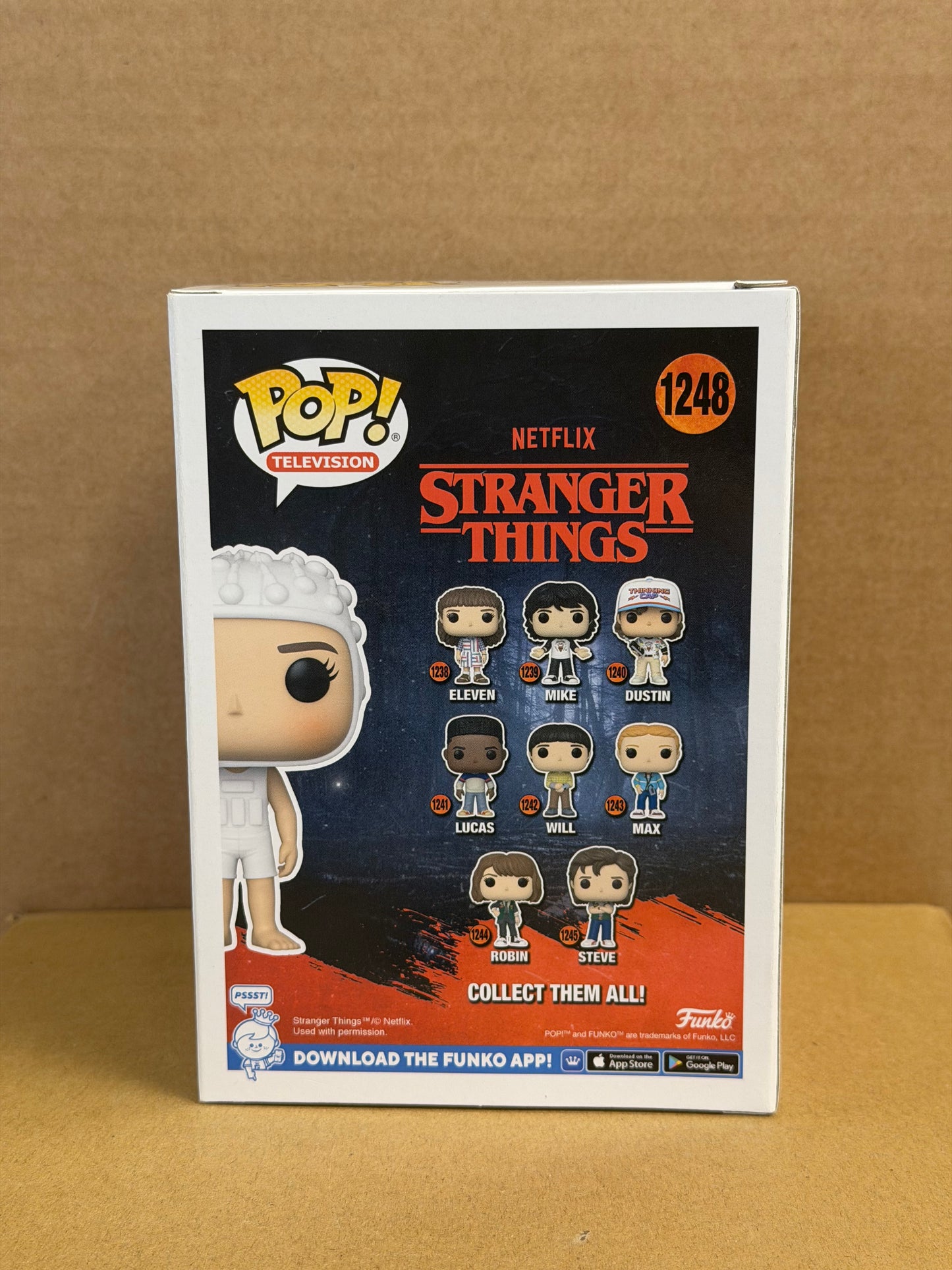 Funko Pop! Television Stranger Things Eleven Signed Millie Bobby Brown #1248