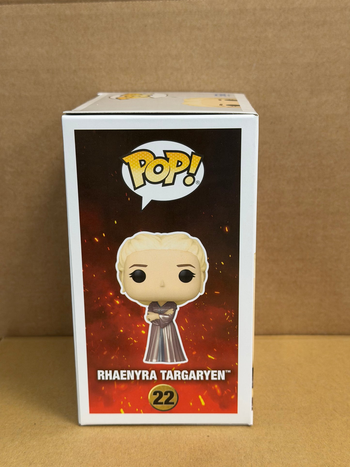 Funko Pop! Television House Of The Dragon Rhaneyra Targaryen Signed Emma D’arcy COA #22 WINDOW CREASE
