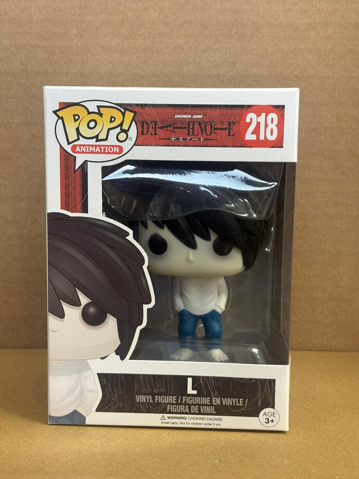 Funko Pop! Anime Death Note L #218 Rare Vaulted