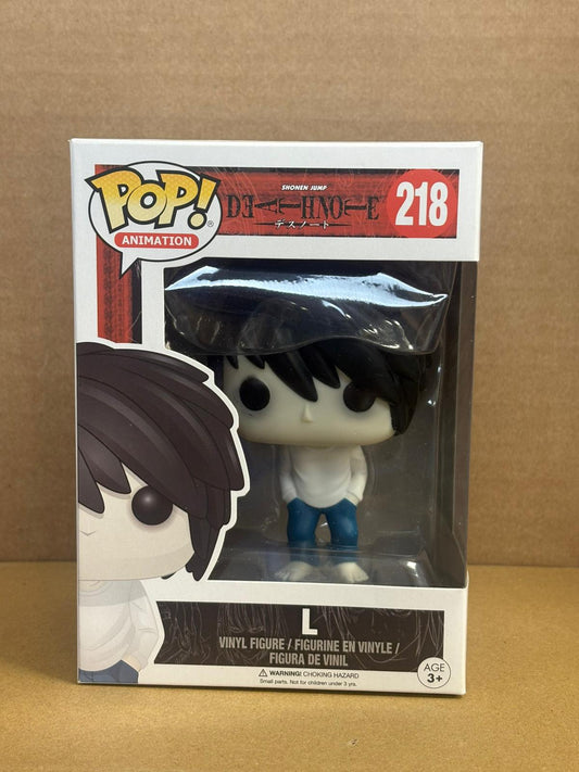 Funko Pop! Anime Death Note L #218 Rare Vaulted