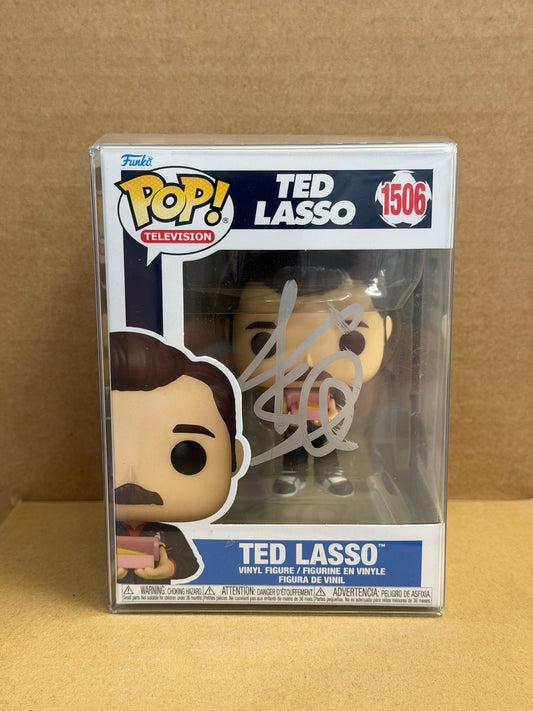 Funko Pop! Television Ted Lasso Signed Jason Sudeikis COA #1506 WS