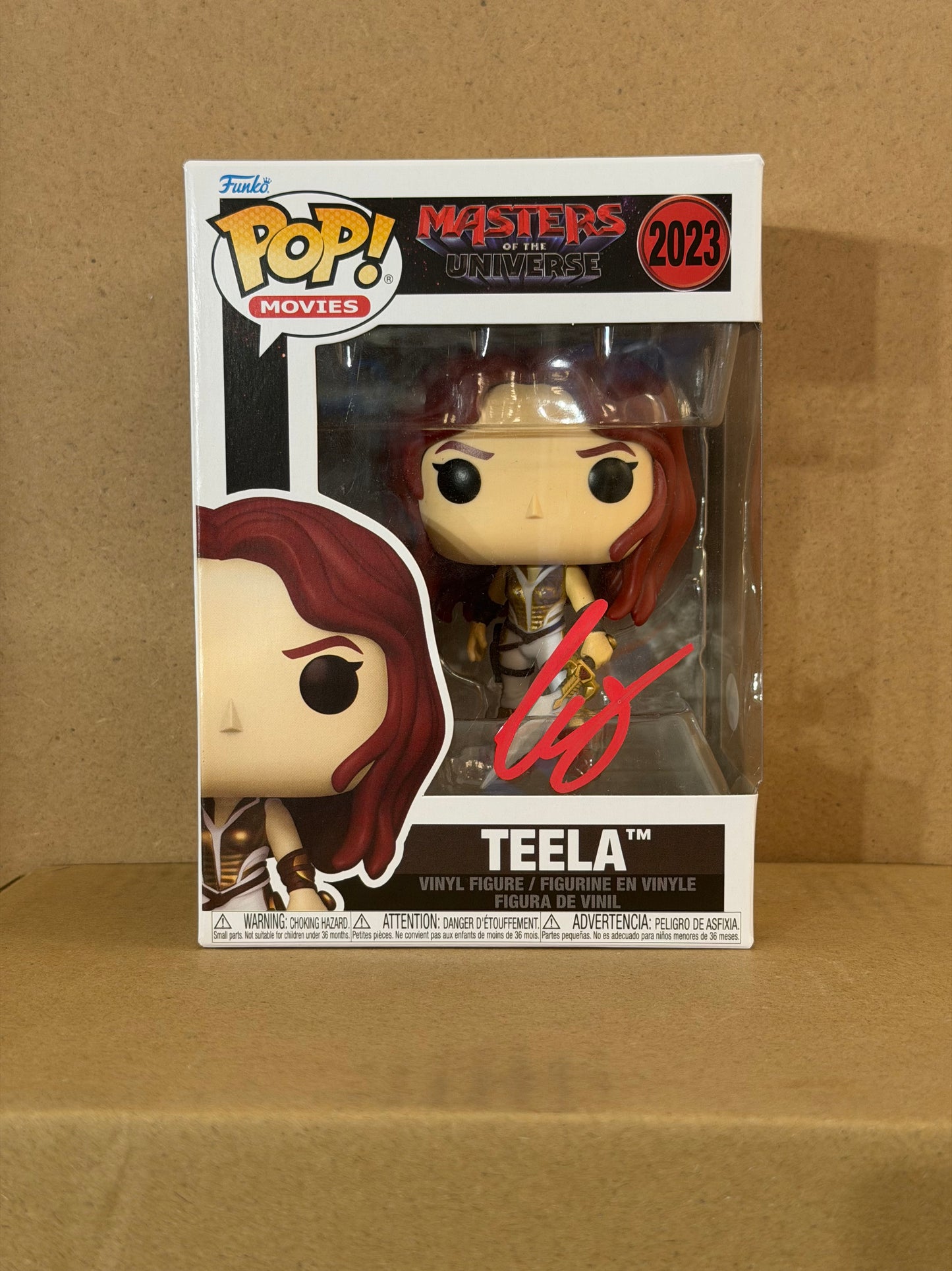 Funko Pop! Movies Masters Of The Universe Teela Signed Camilla Mendez COA #2023