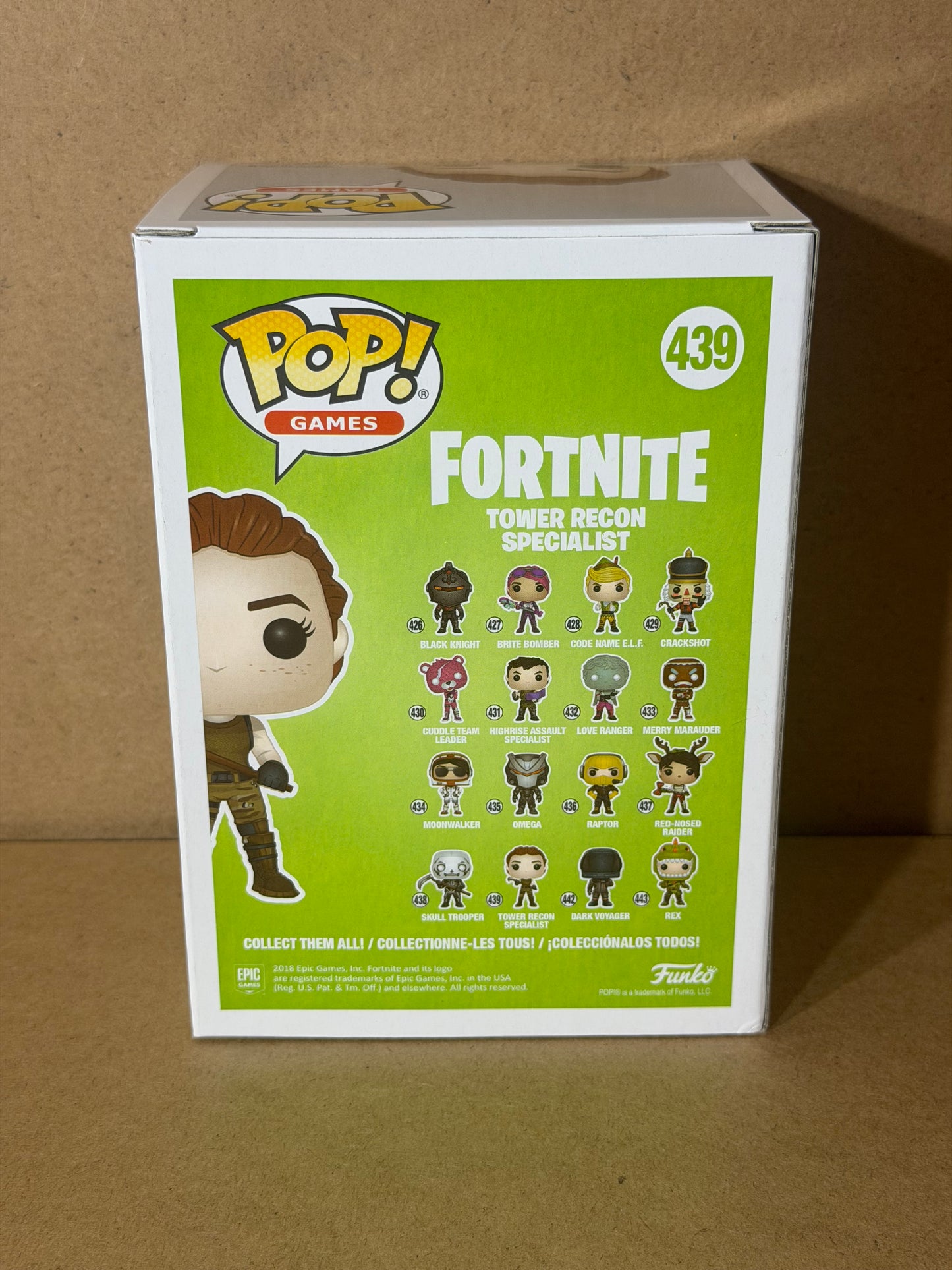Funko Pop! Games Fortnite Recon Specialist Signed Donald Mustard (Creator) COA #439
