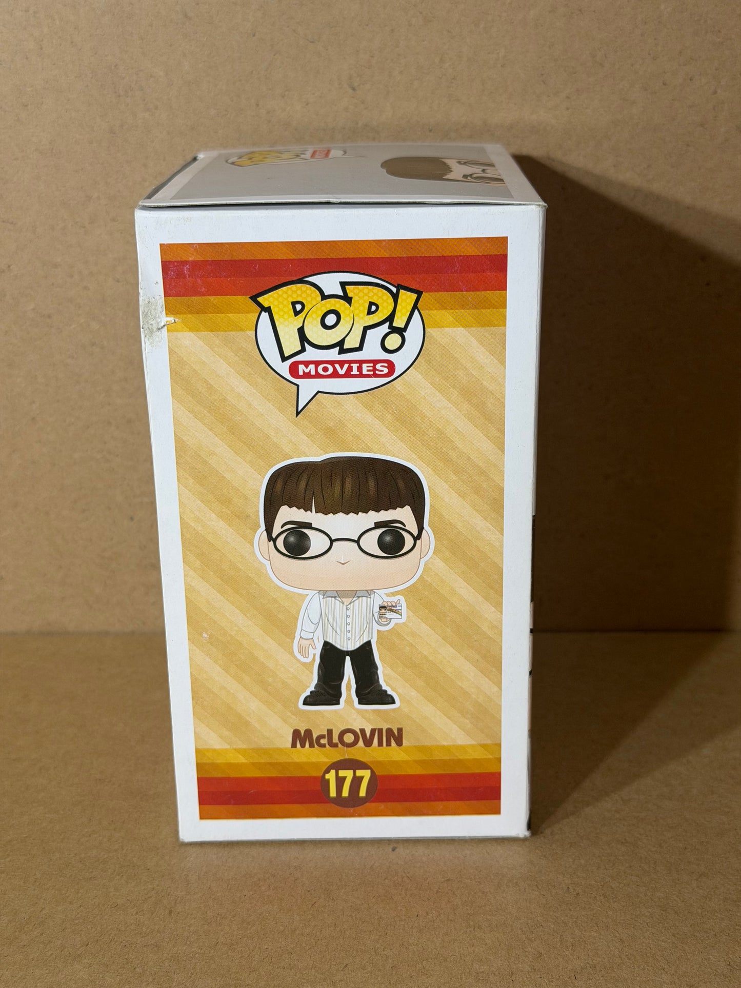 Funko Pop! Movies Superbad McLovin Signed Christopher Mintz Plasse COA #177
