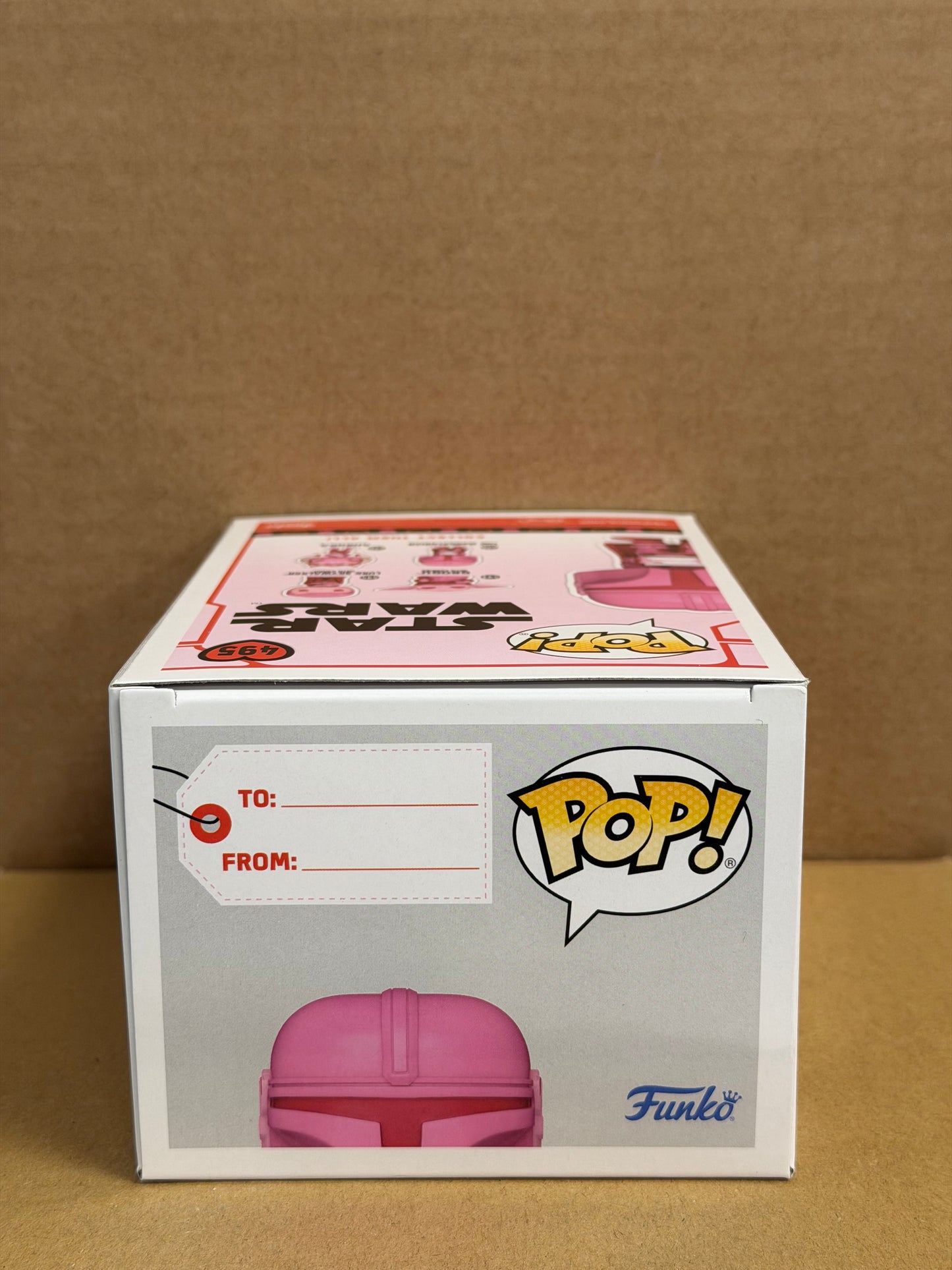 Funko Pop! Star Wars The Mandalorian Signed Aidan Bertola COA #495