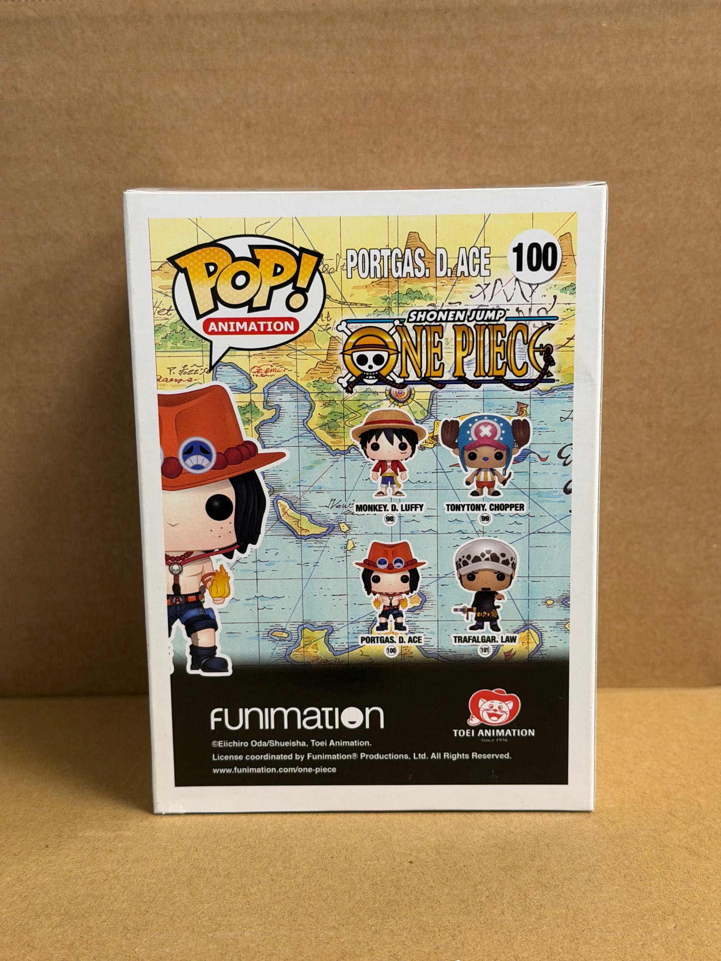 Funko Pop! Anime One Piece Portgas D Ace OG JJL160309 #100 Free Mag Stack