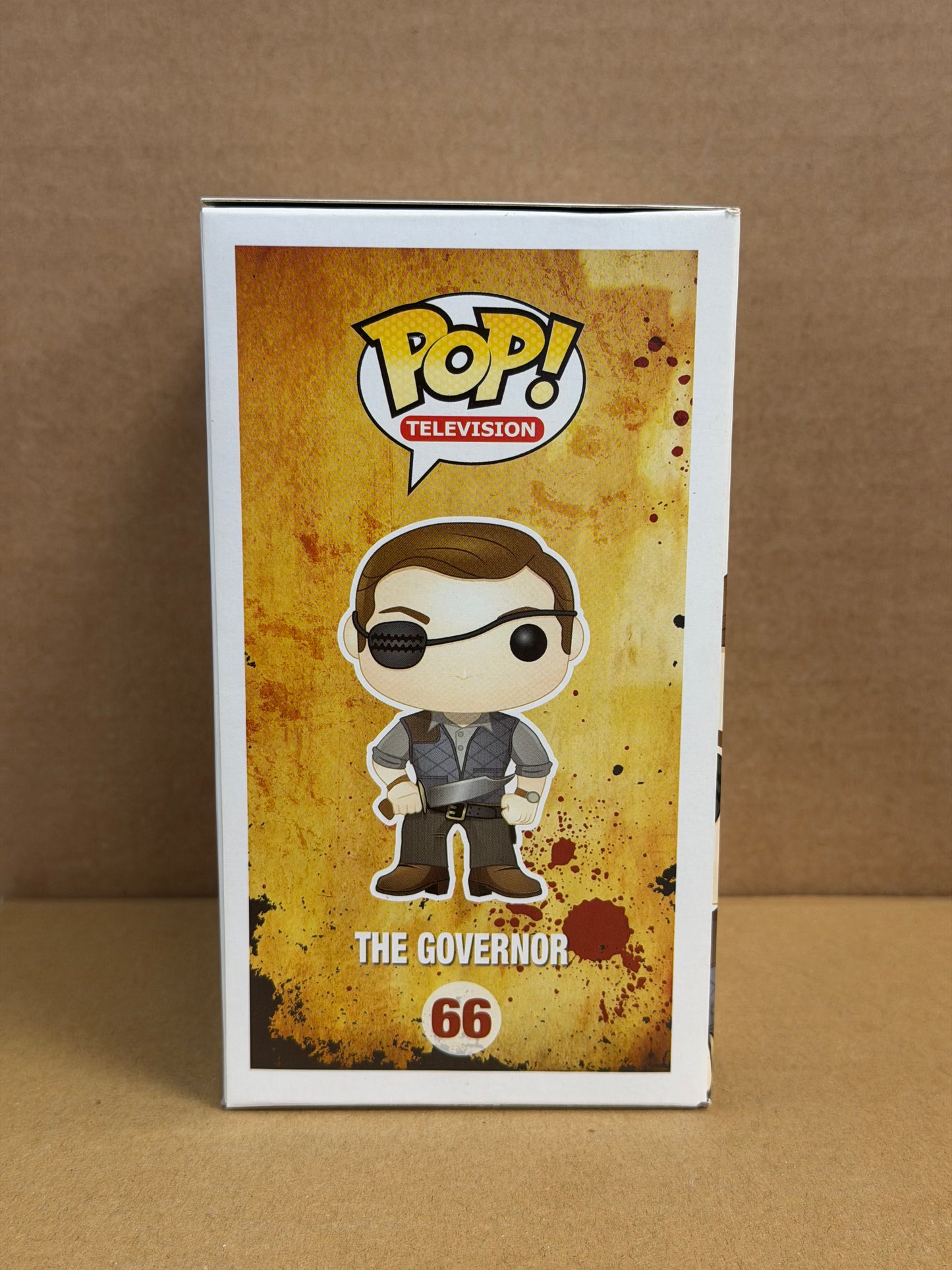 Funko Pop! Television The Walking Dead Governor Signed David Morrisey COA #66