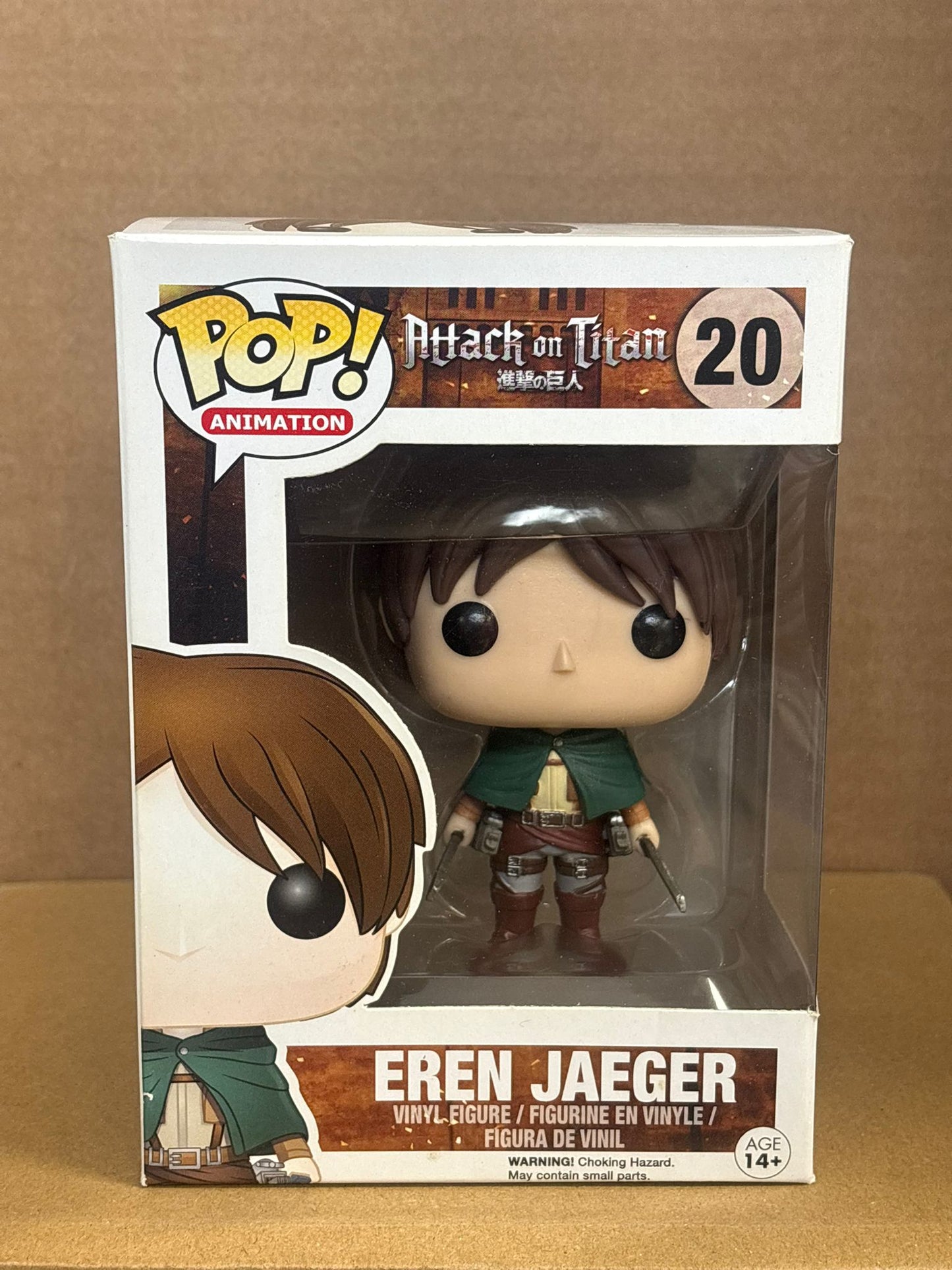 Funko Pop! Anime Attack On Titan Eren Jaeger #20 Free Protector