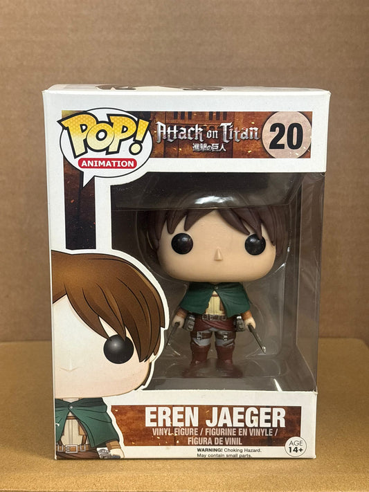 Funko Pop! Anime Attack On Titan Eren Jaeger #20 Free Protector