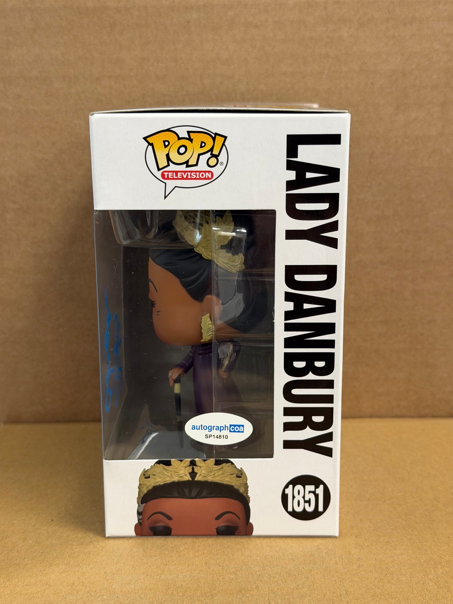 Funko Pop! Television Bridgerton Lady Danbury Signed Adjoah Andoh COA #1851